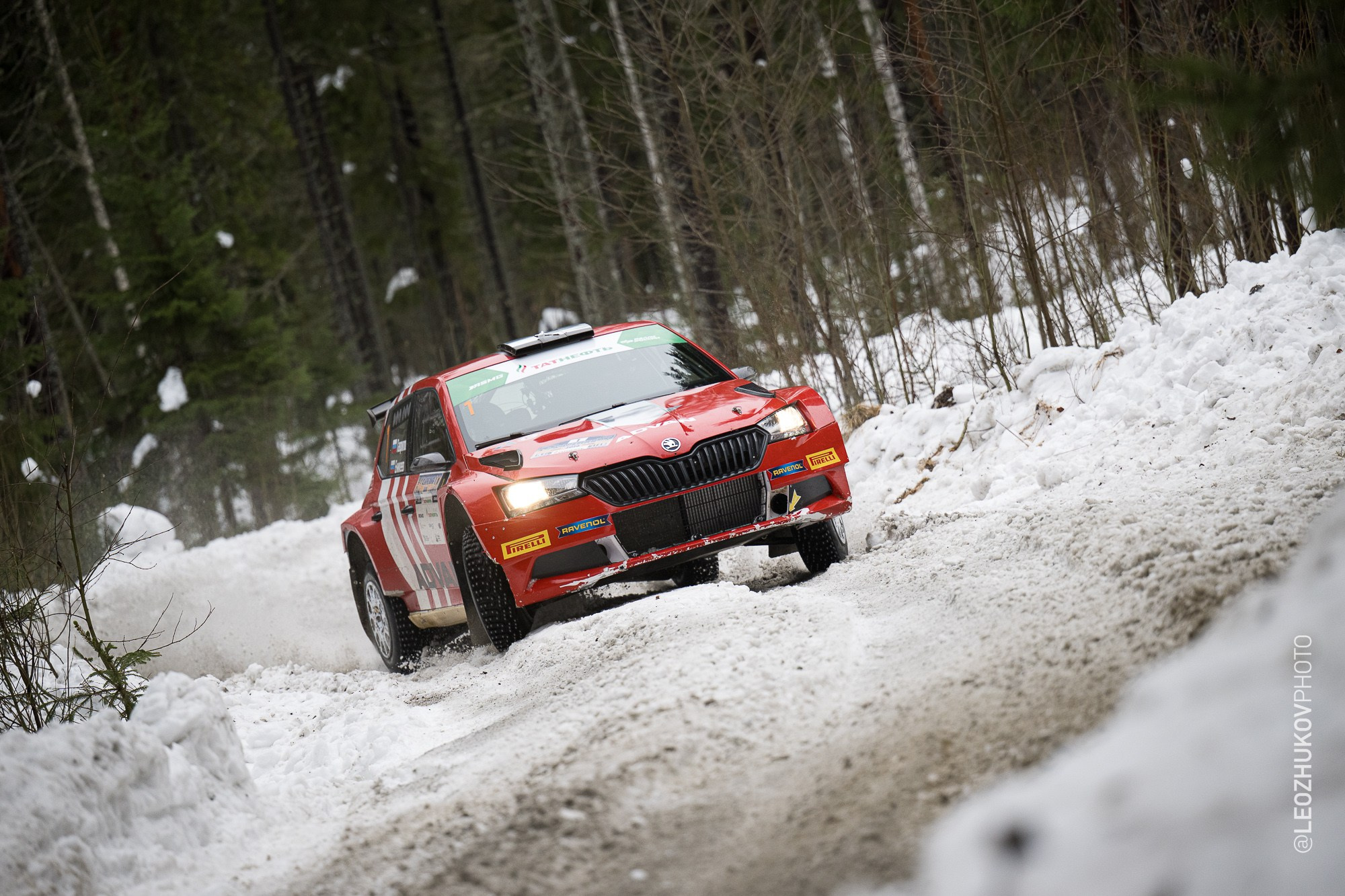 Rally Karelia 2026. Sports photographer Leonid Zhukov