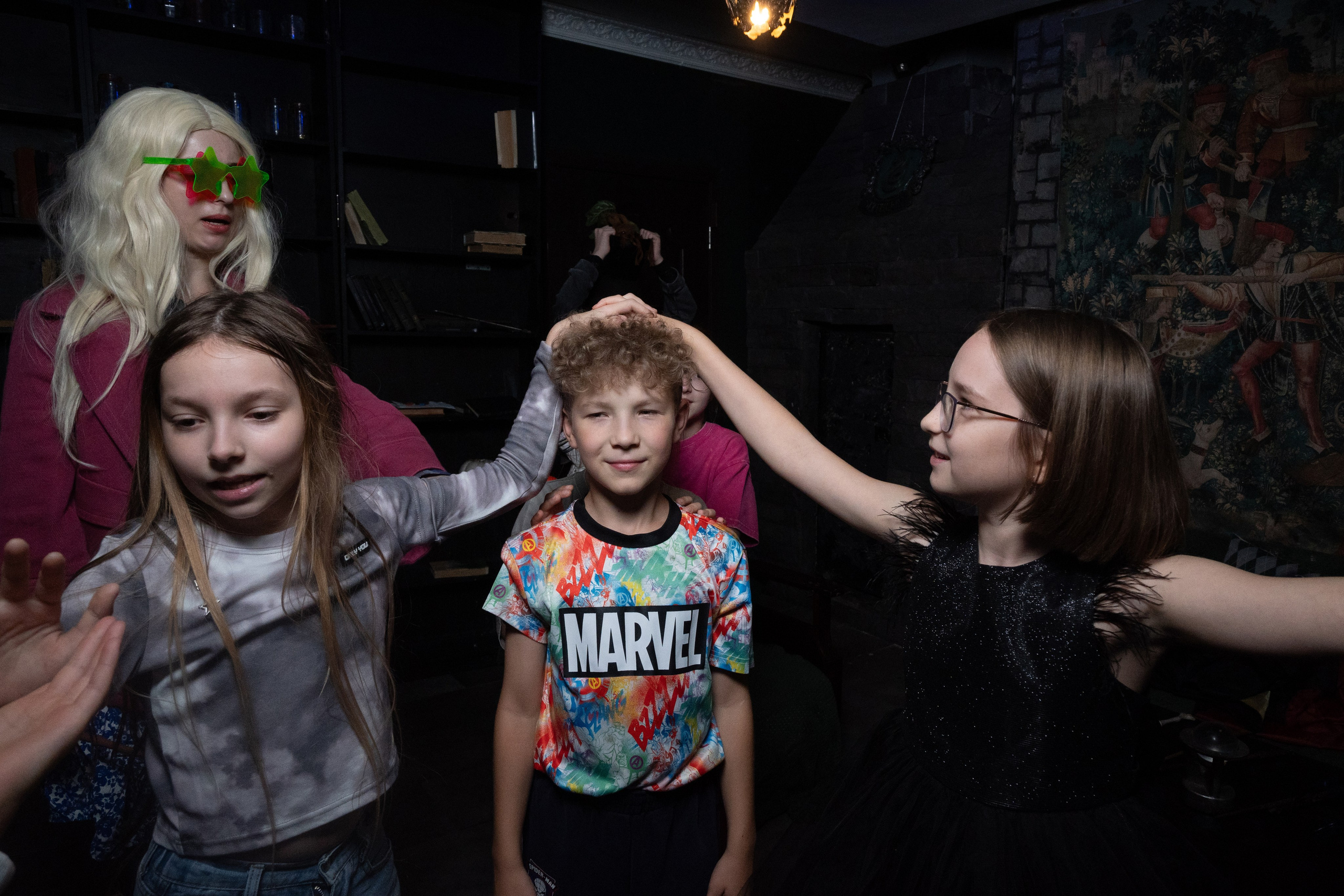 День рождения ребенка в «Подземелье Слизерин». Фотограф мероприятий в Москве