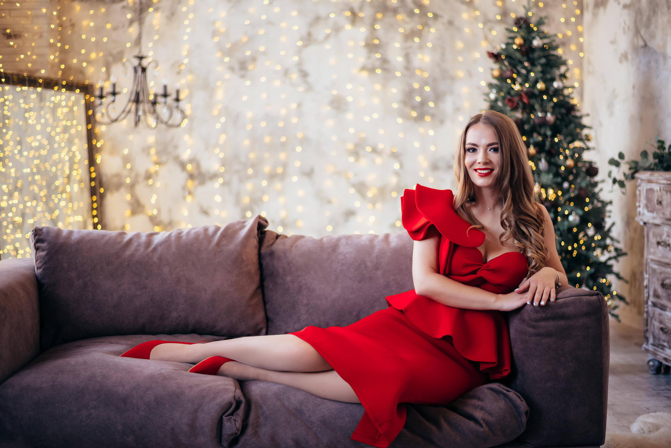 Новогодняя съёмка для Алины. Свадебный и семейный фотограф в Симферополе Дарья Маркова