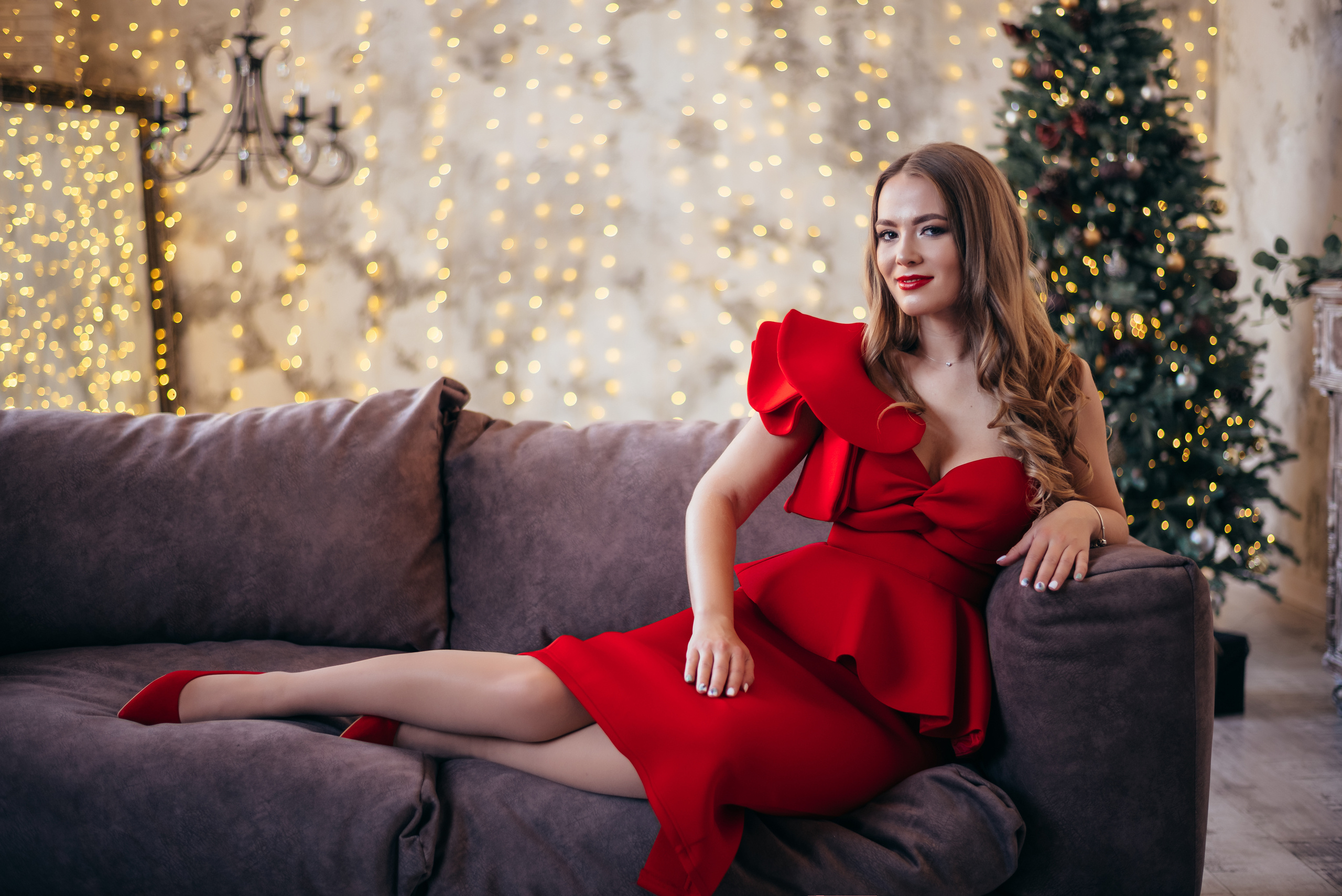 Новогодняя съёмка для Алины. Свадебный и семейный фотограф в Симферополе Дарья Маркова