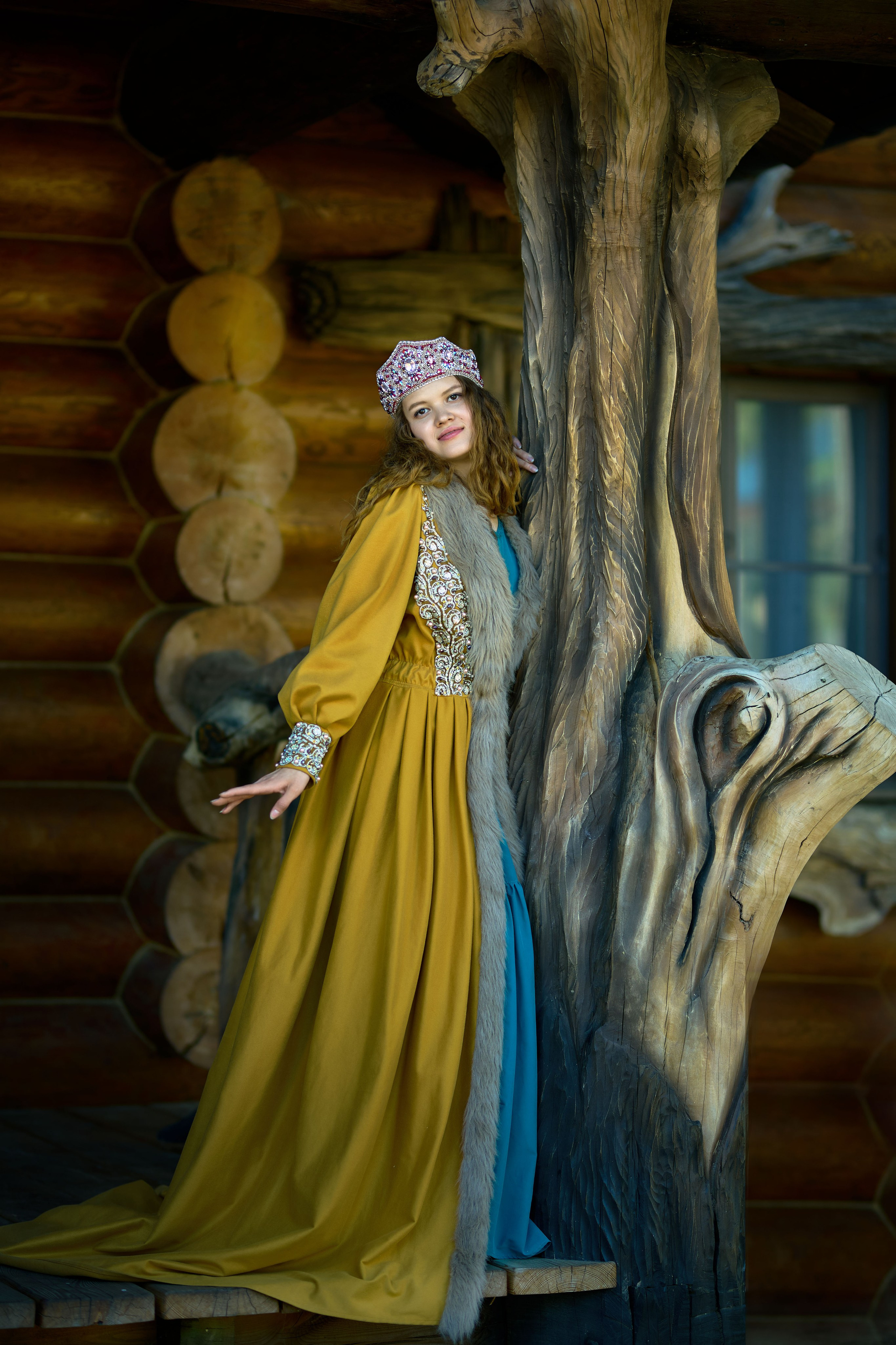 Фотосессия в национальном и сказочном костюме стиле русских народных сказок