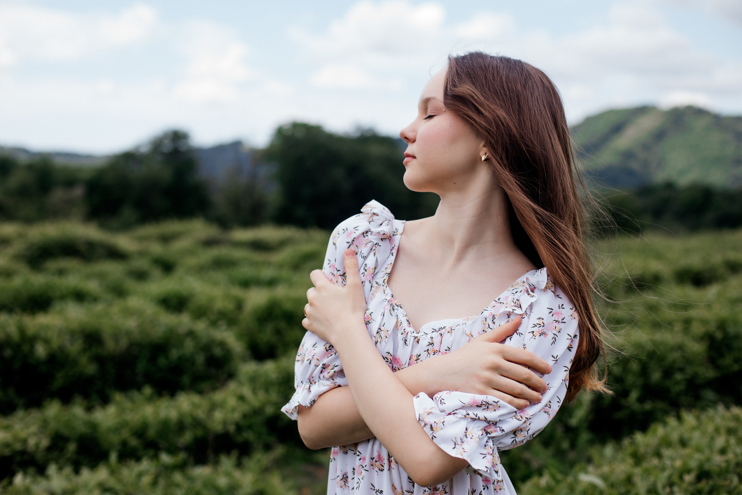 Tea plantation. Efimova Model Agency