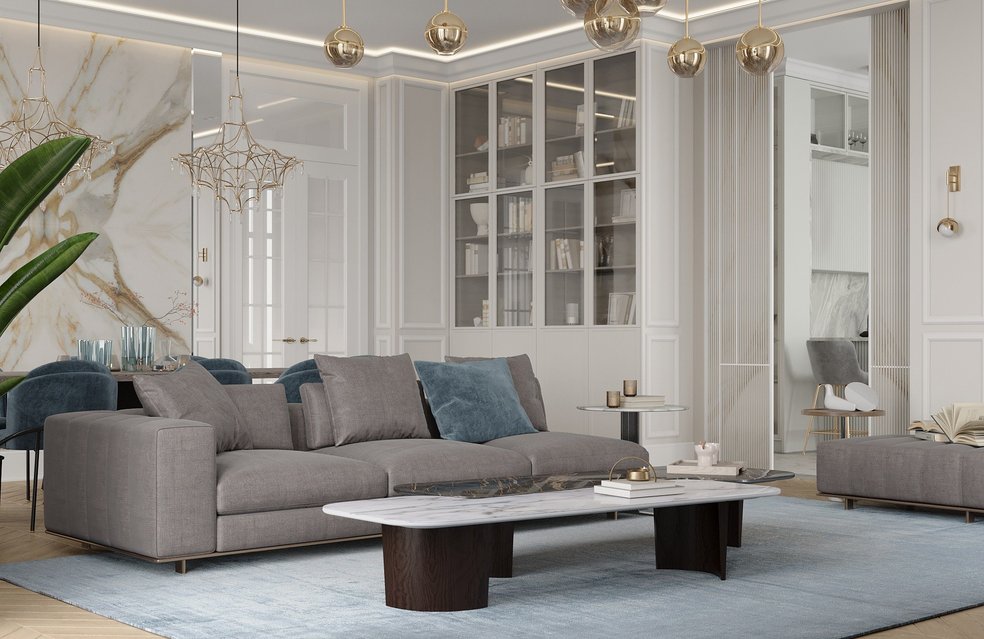 Премиальный дизайн интерьера квартиры