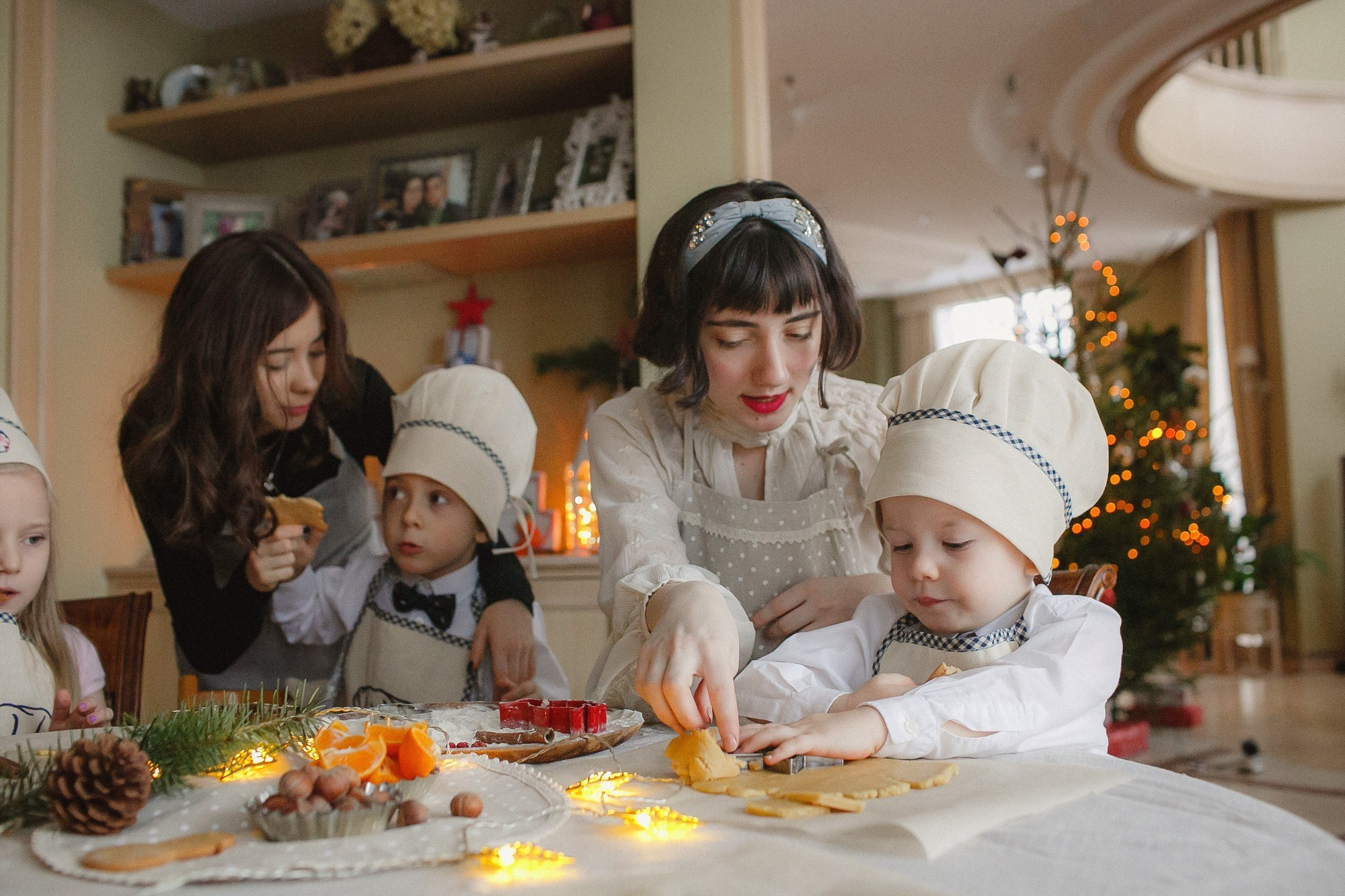 Рождественская домашняя фотосессия. Семейный, портретный и свадебный фотограф в Санкт-Петербурге и Москве