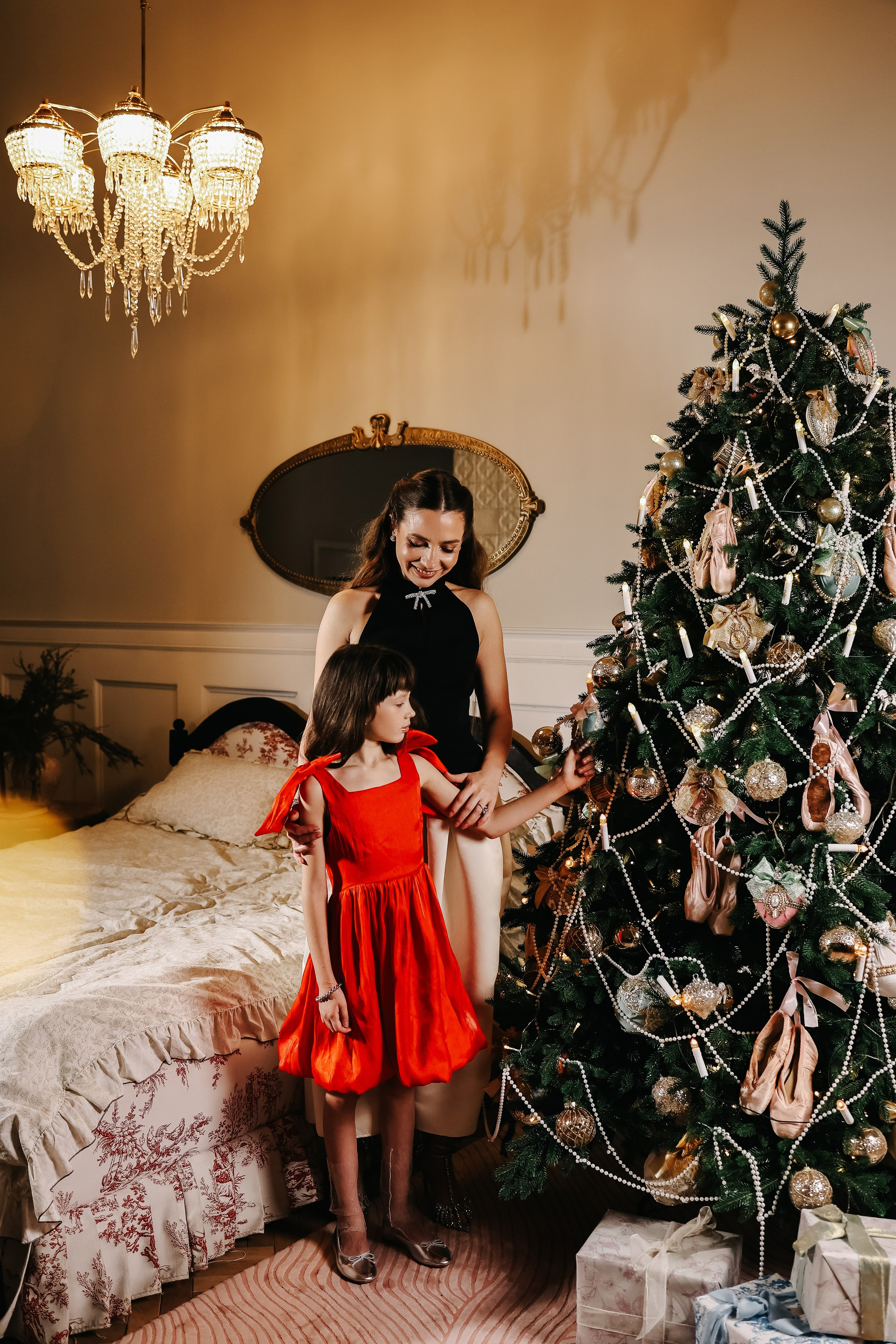 Новогодняя история Людмилы и Полины. Свадебный и семейный фотограф в Воронеже Ксения Воротникова