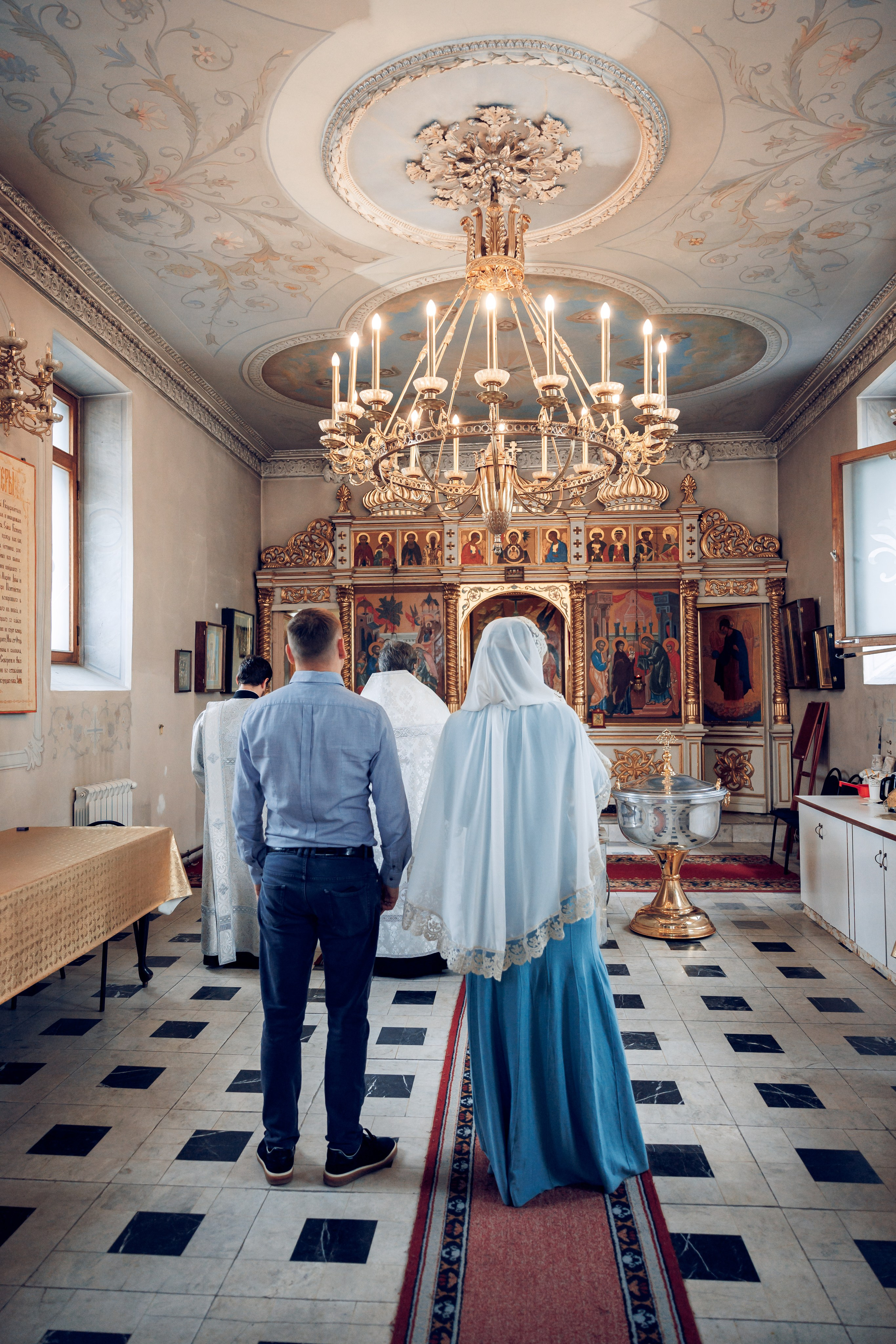 Крещение в Елоховском Богоявленном соборе. Профессиональный фотограф в Москве и Мо Мария Шантарёва