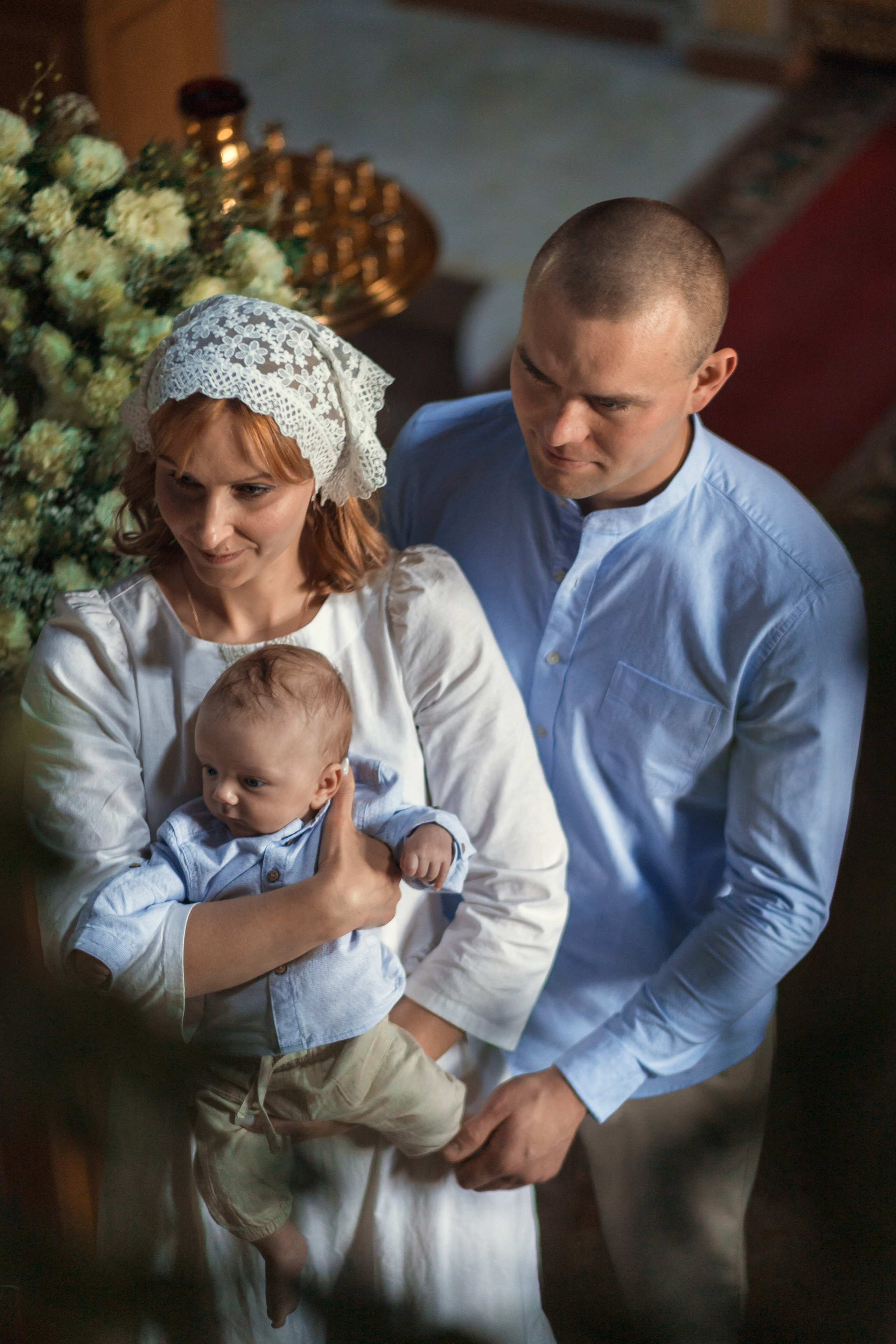 Крещение в Знаменской Церкви г. Переславль Залесский. Профессиональный фотограф в Москве и Мо Мария Шантарёва