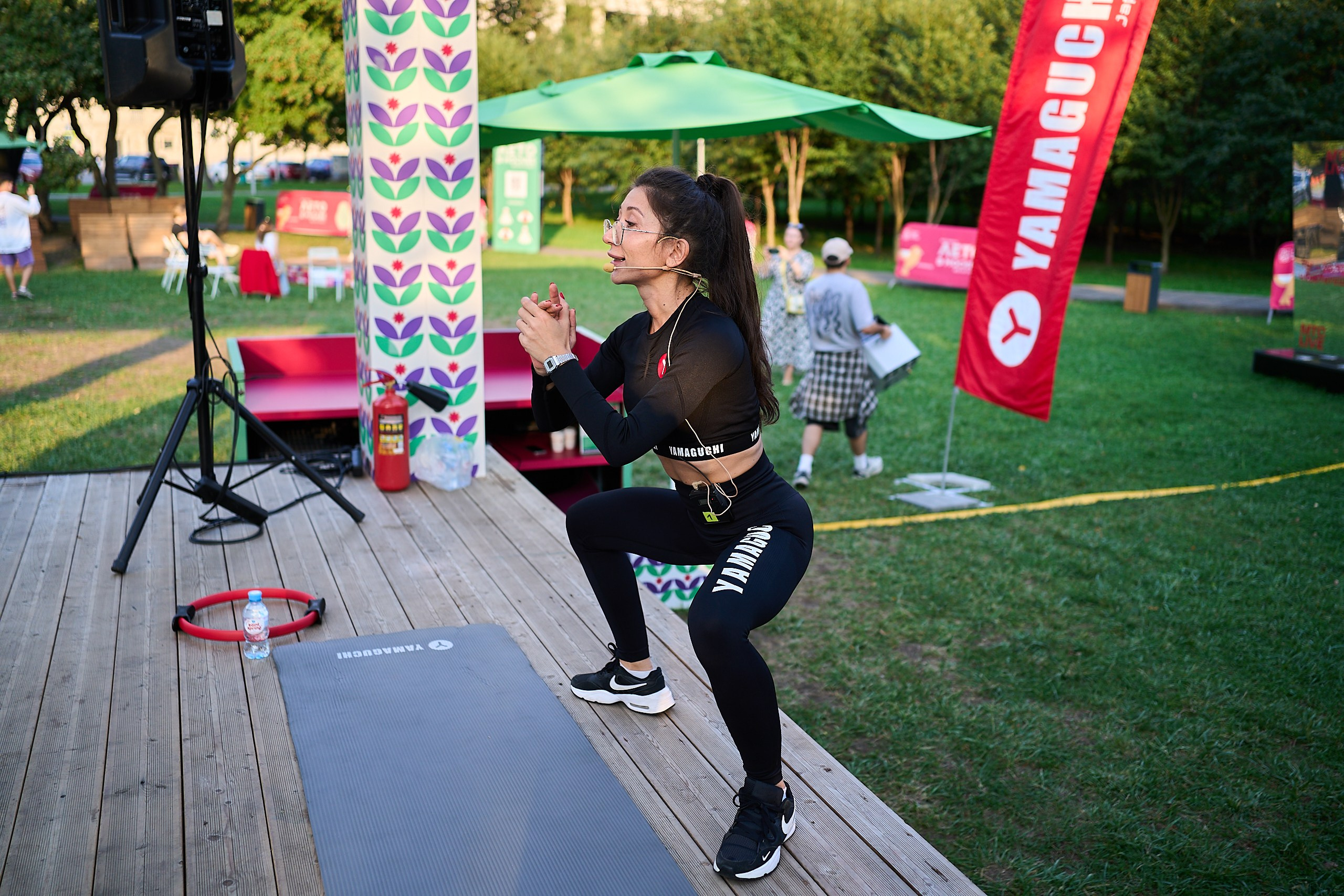Yamaguchi / открытая тренировка «в стиле Пилатес». Фотограф и Видеограф в Москве. Олег Корушев