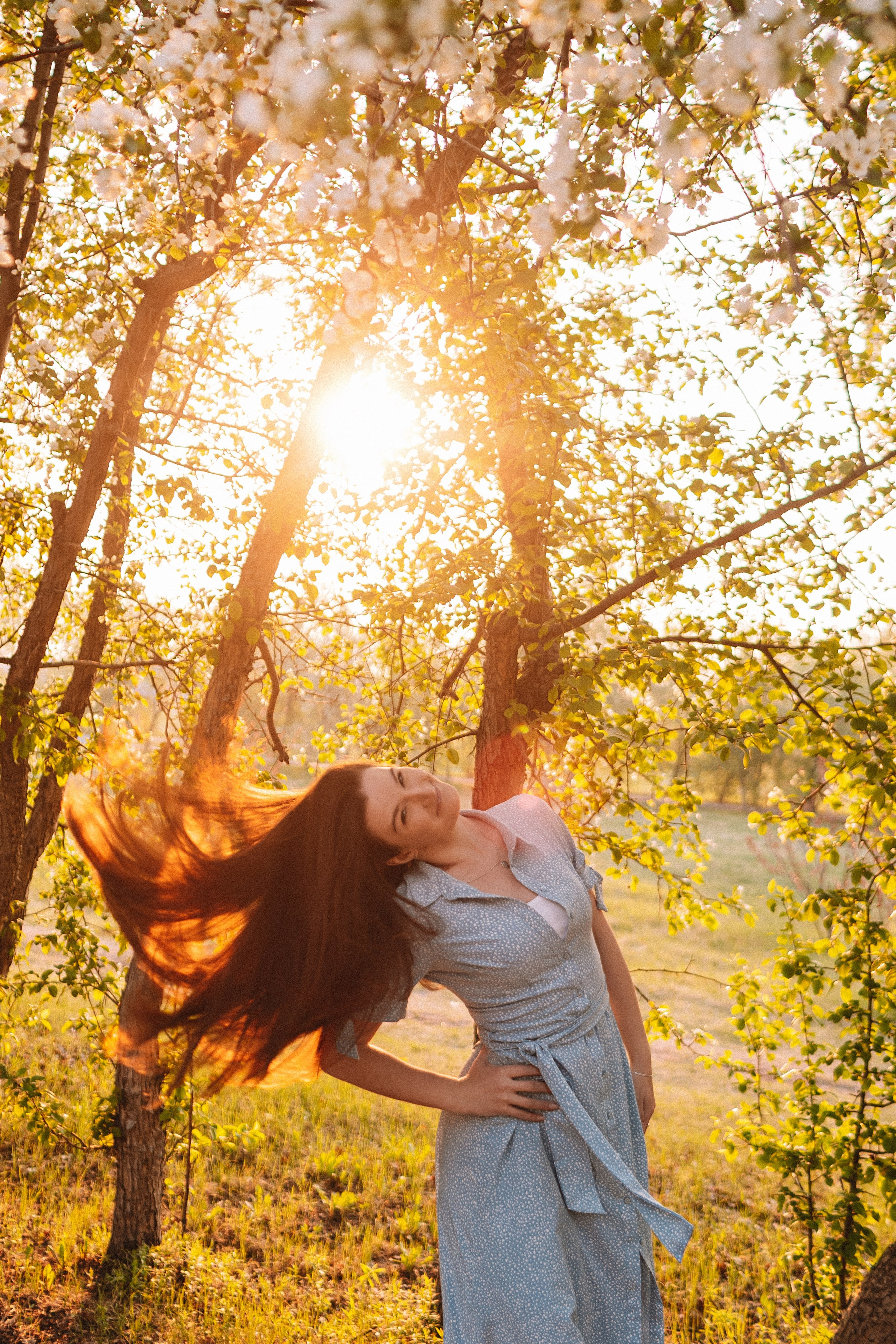 Яблони. Семейный фотограф Тюмень, фотограф на роды Салмина Мария
