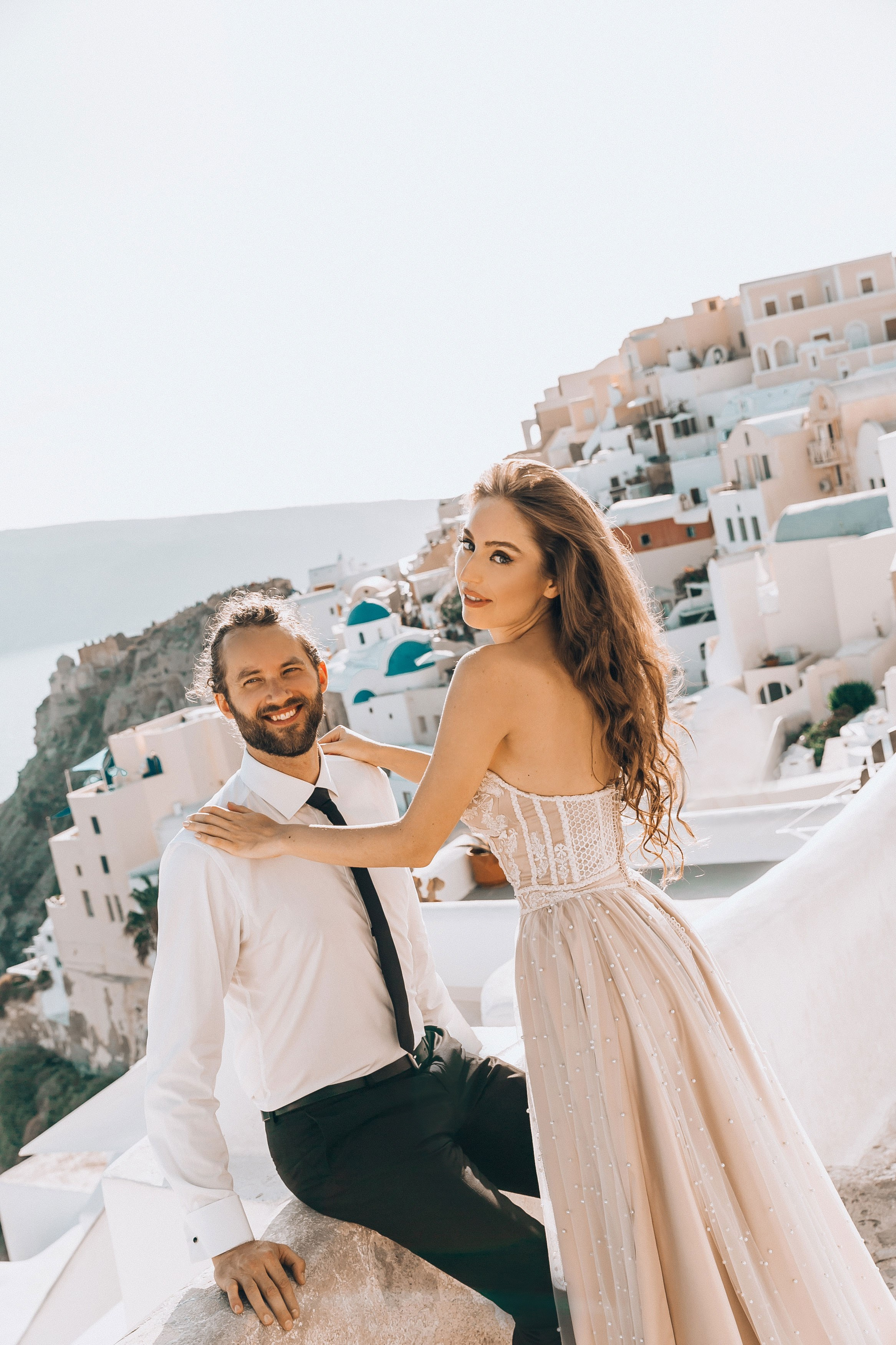 Свадьба на Санторини. Фотограф и видеограф Анна Домашенко