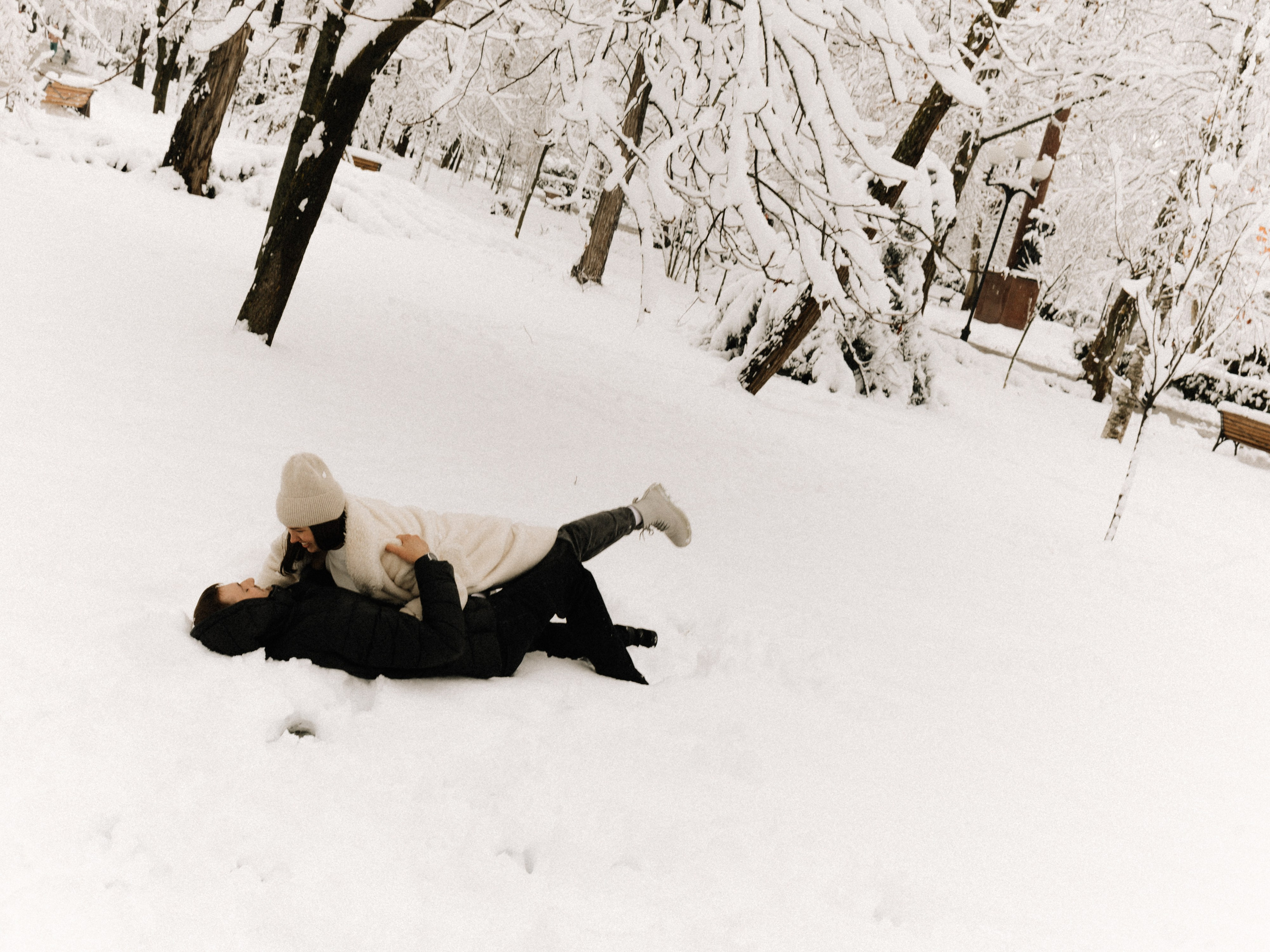 Артём и Ксюша. Зима. Семейный фотограф в Краснодаре Храмова Анна