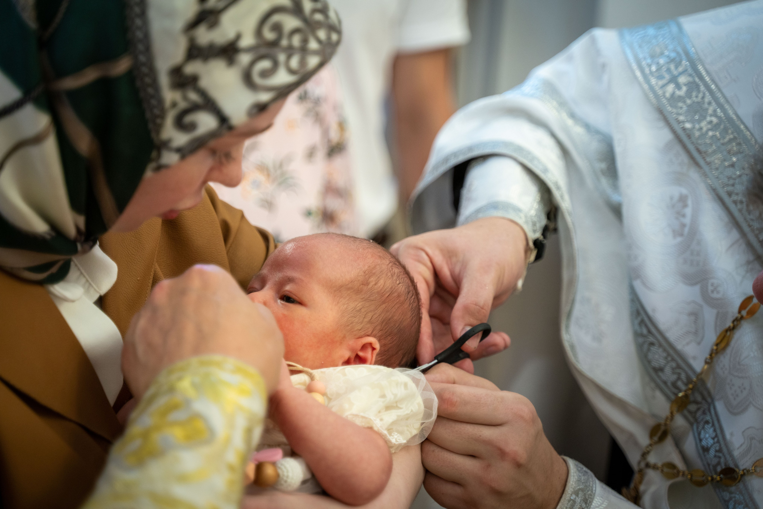 Крещение Александры. Фотограф Мария Орлова