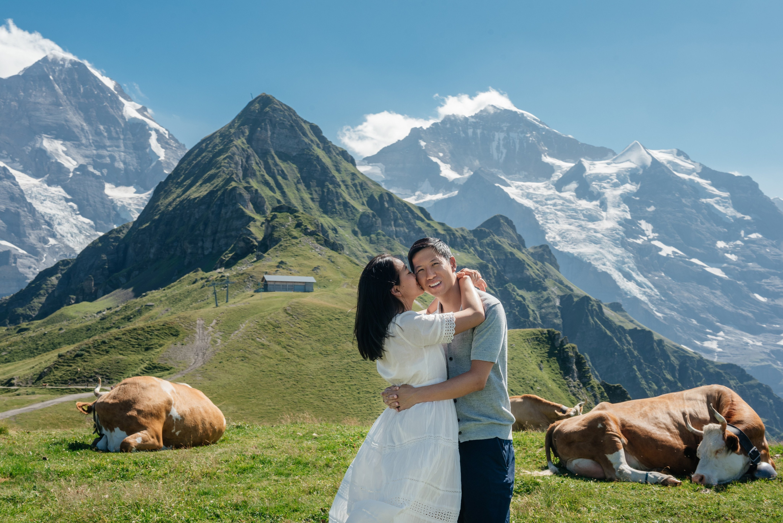 Dorothy, Richard, Zoe and Liam (Mannlichen). Photographer in Switzerland and Europe Anna Alekseenko