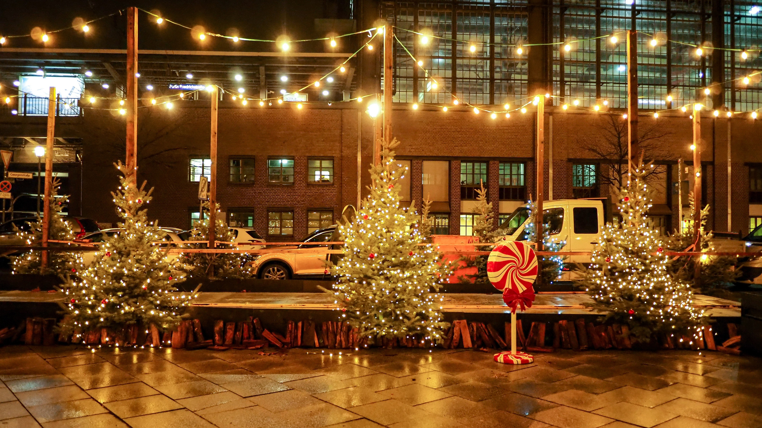 Рождественские ели в Берлине 