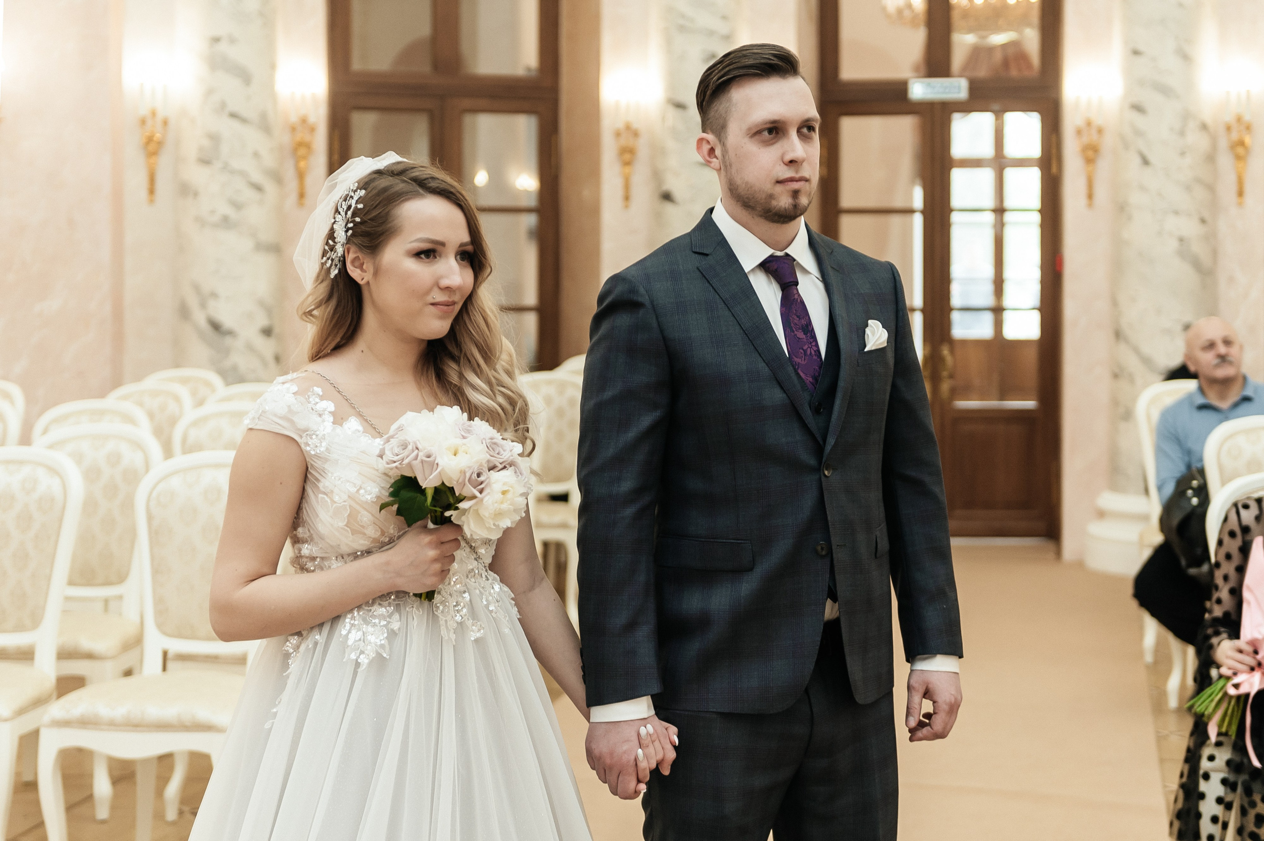 Регистрация брака и свадебная фотосессия в музее-заповеднике Остафьево. Свадебный фотограф Москва — Сергей и Татьяна