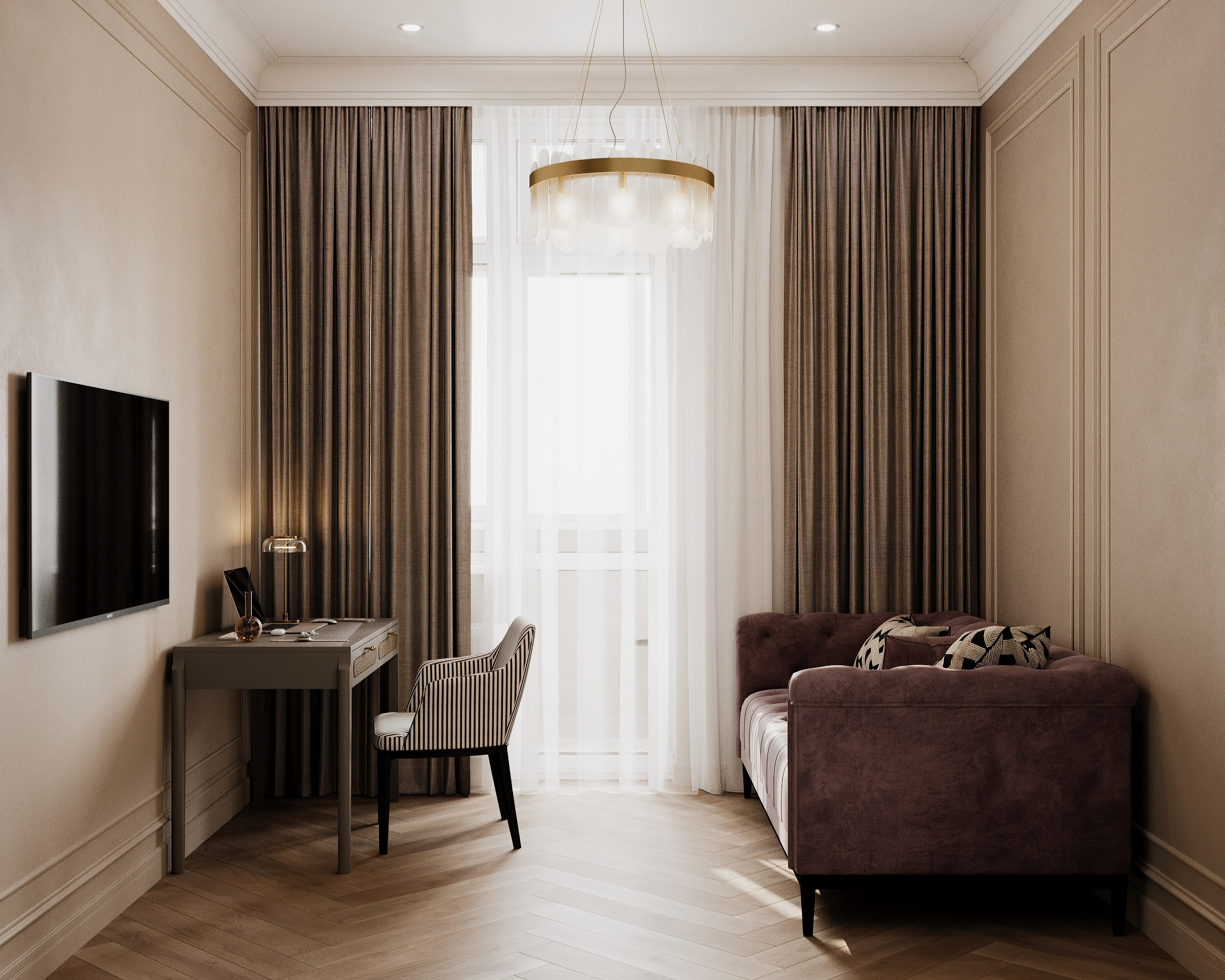 Гостевая комната 2 вариант Финал. Визуализатор Векшина Елена