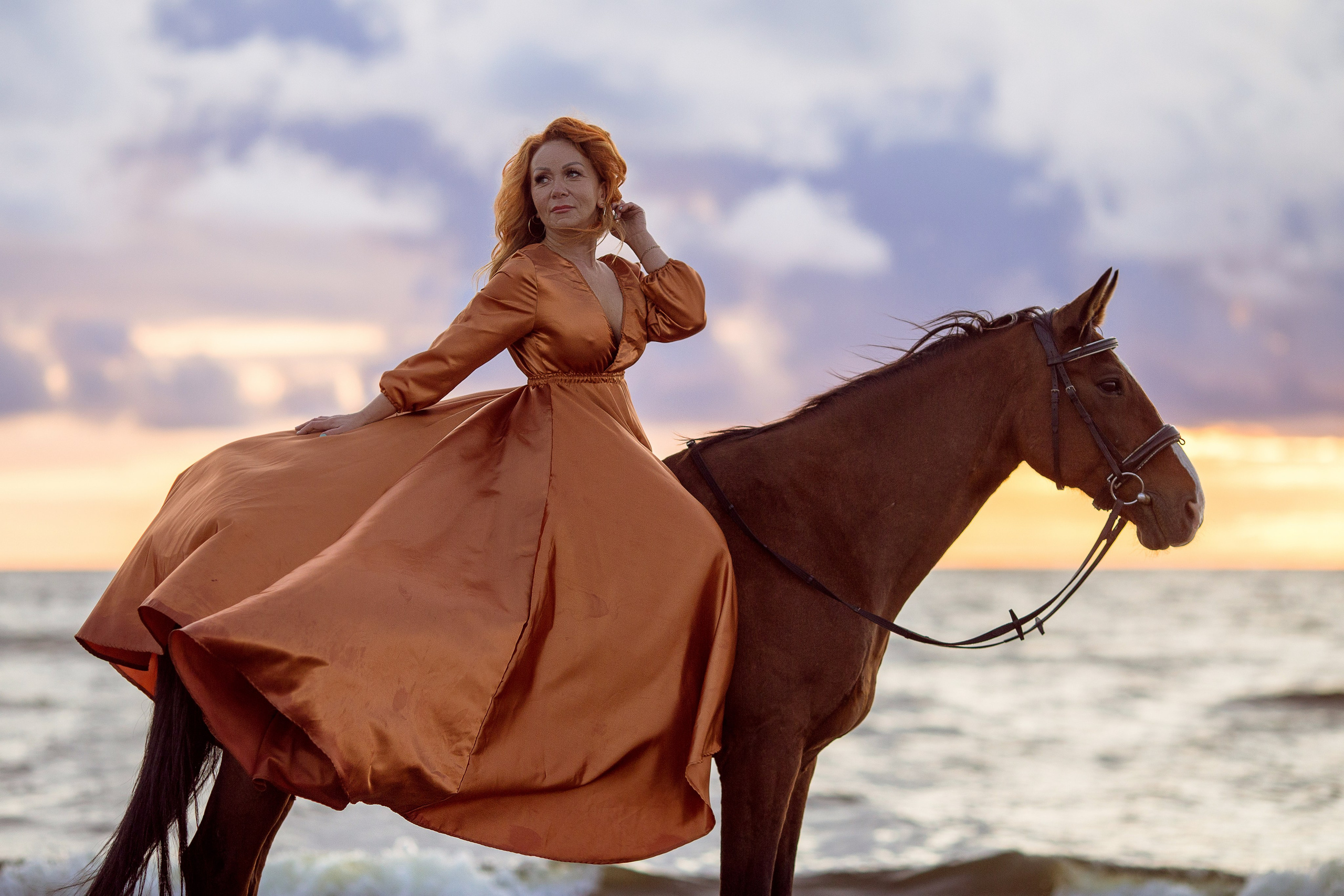 Фотосессия на берегу Белого моря