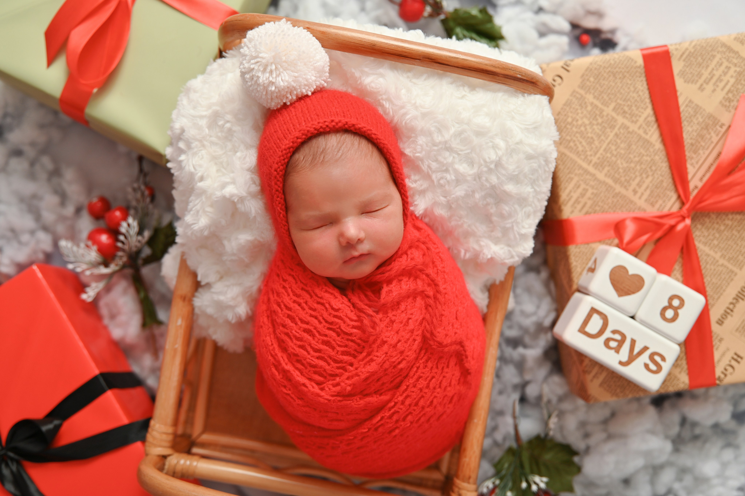 Ясмина 8 дней. Фотограф Новорожденных и семейный Элла Огай г. Сатпаев