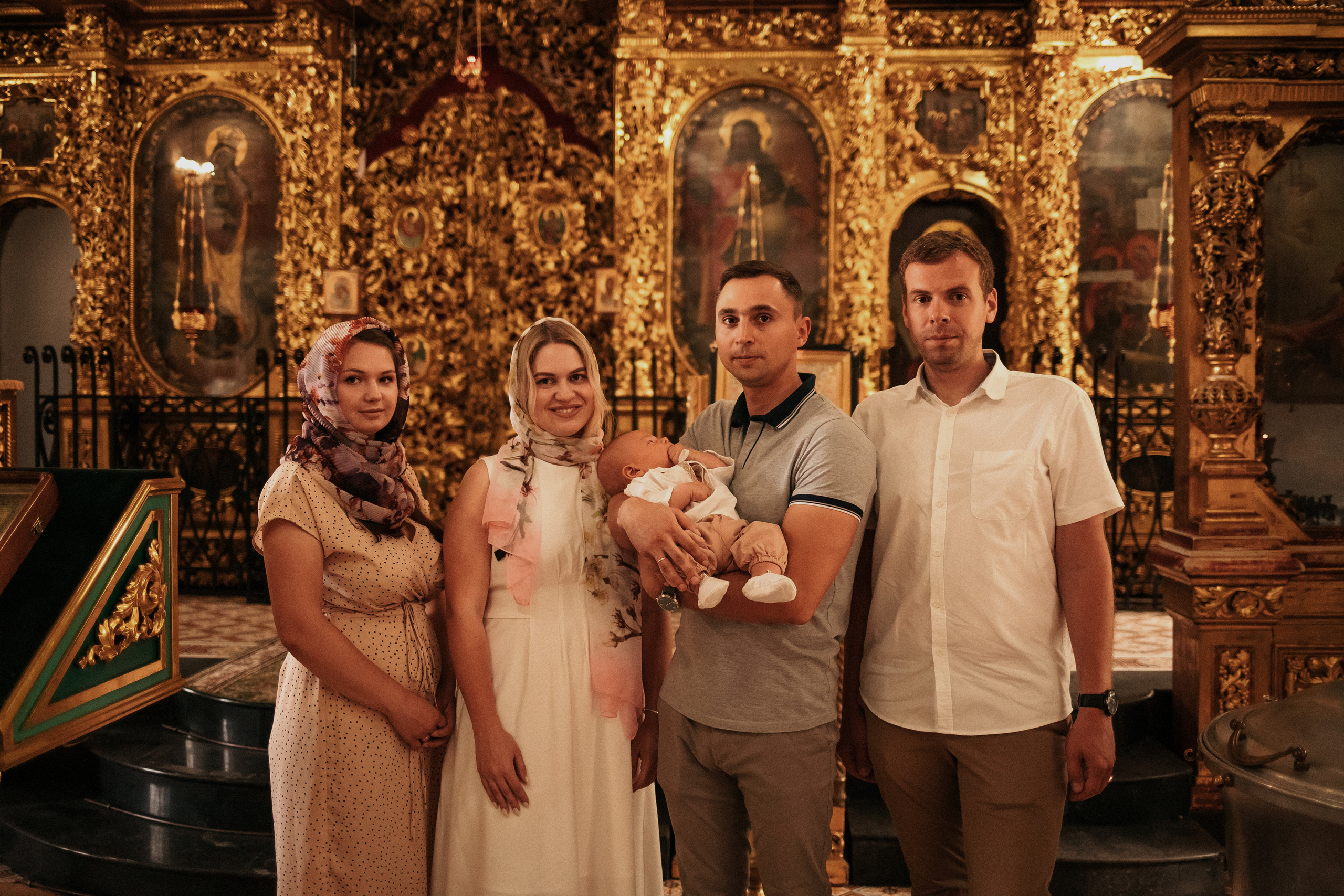 Крещение Ильи. Семейный и детский фотограф в Нижнем Новгороде Буслаева Мария