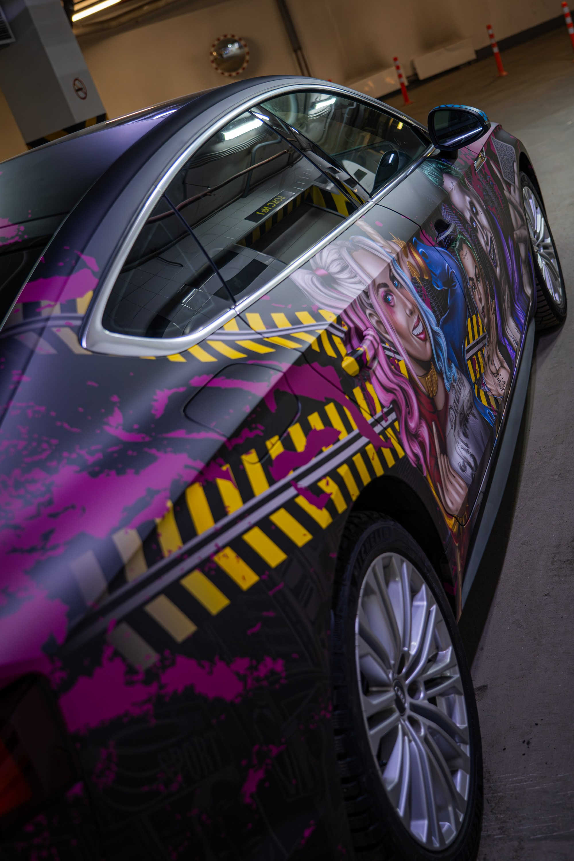 Винилография на Audi A5. Студия дизайна и оклейки авто Barmaley Design