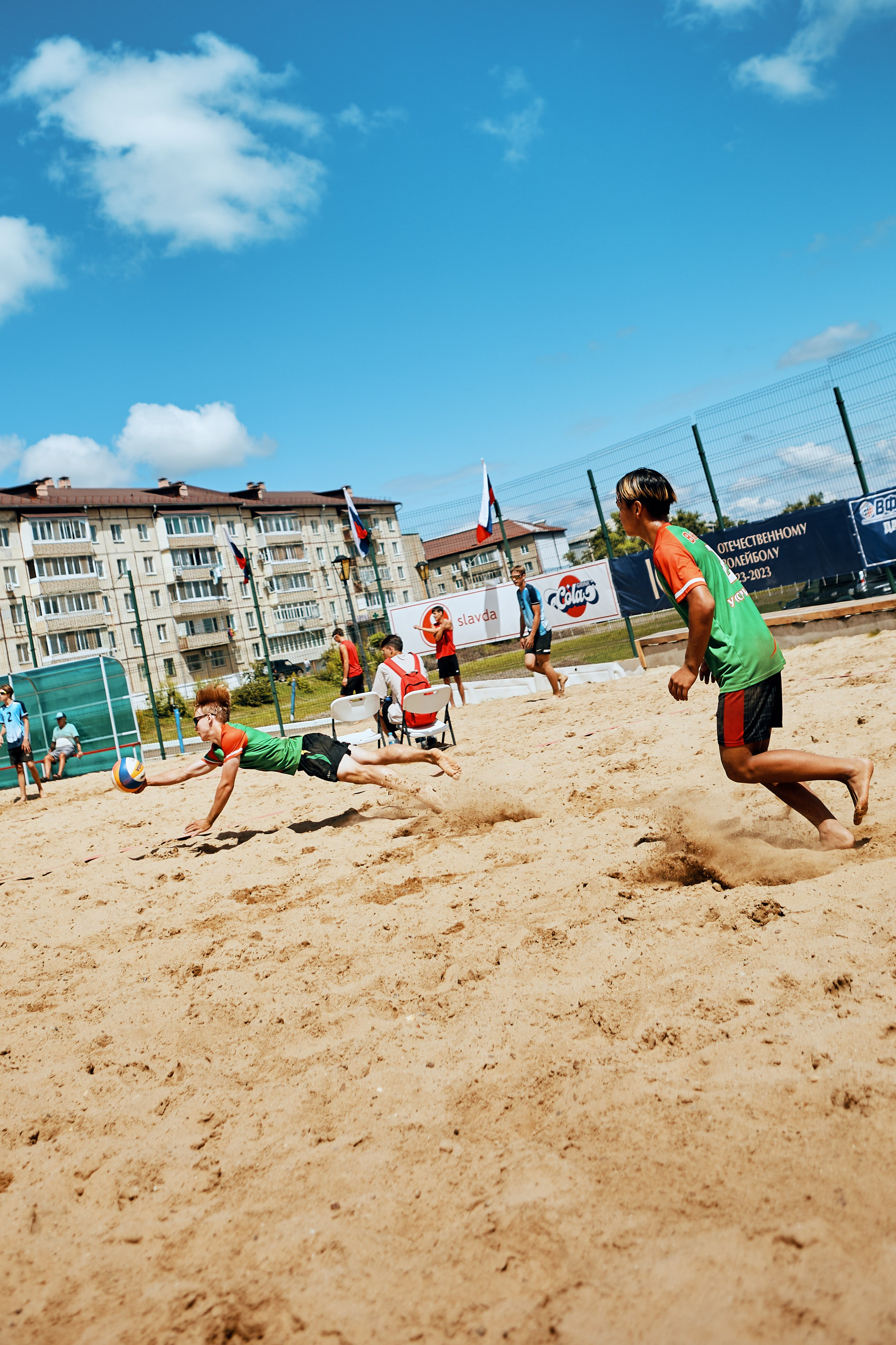 Один день соревнований по пляжному волейболу
