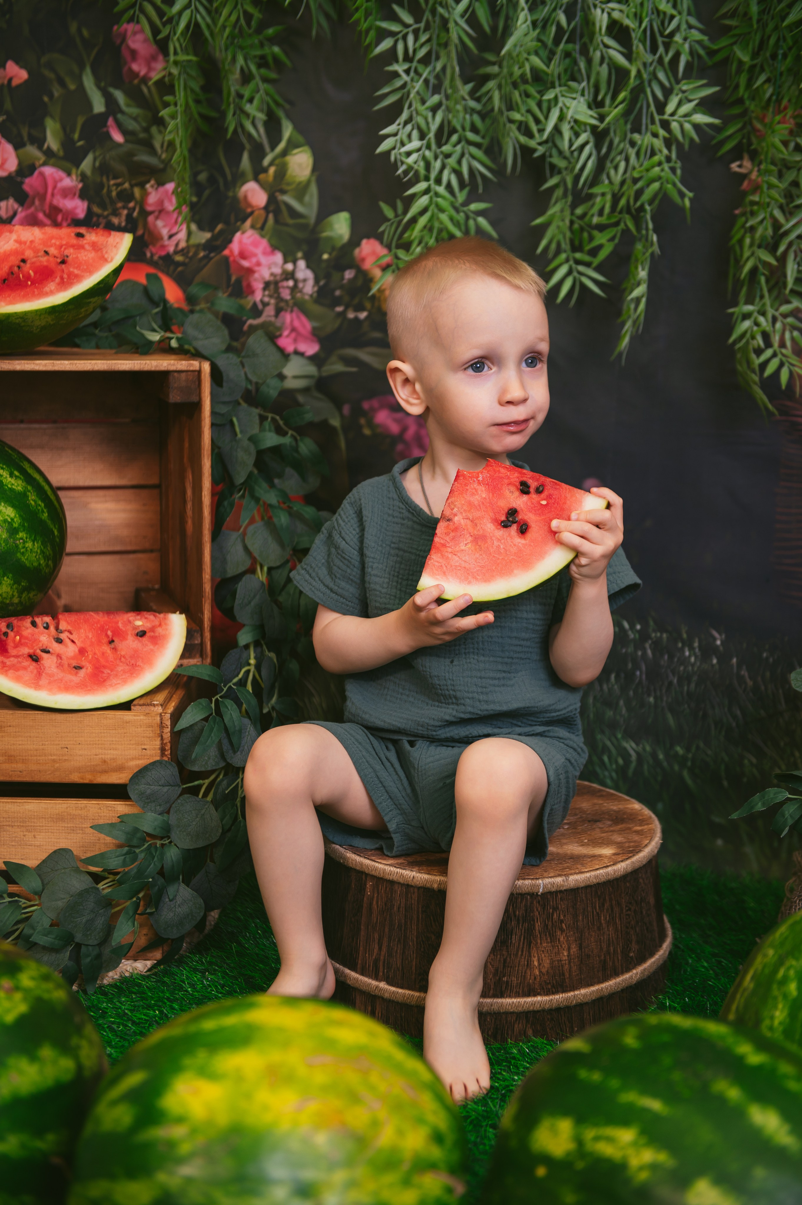Арбузы 2025. Детский фотограф Магадан