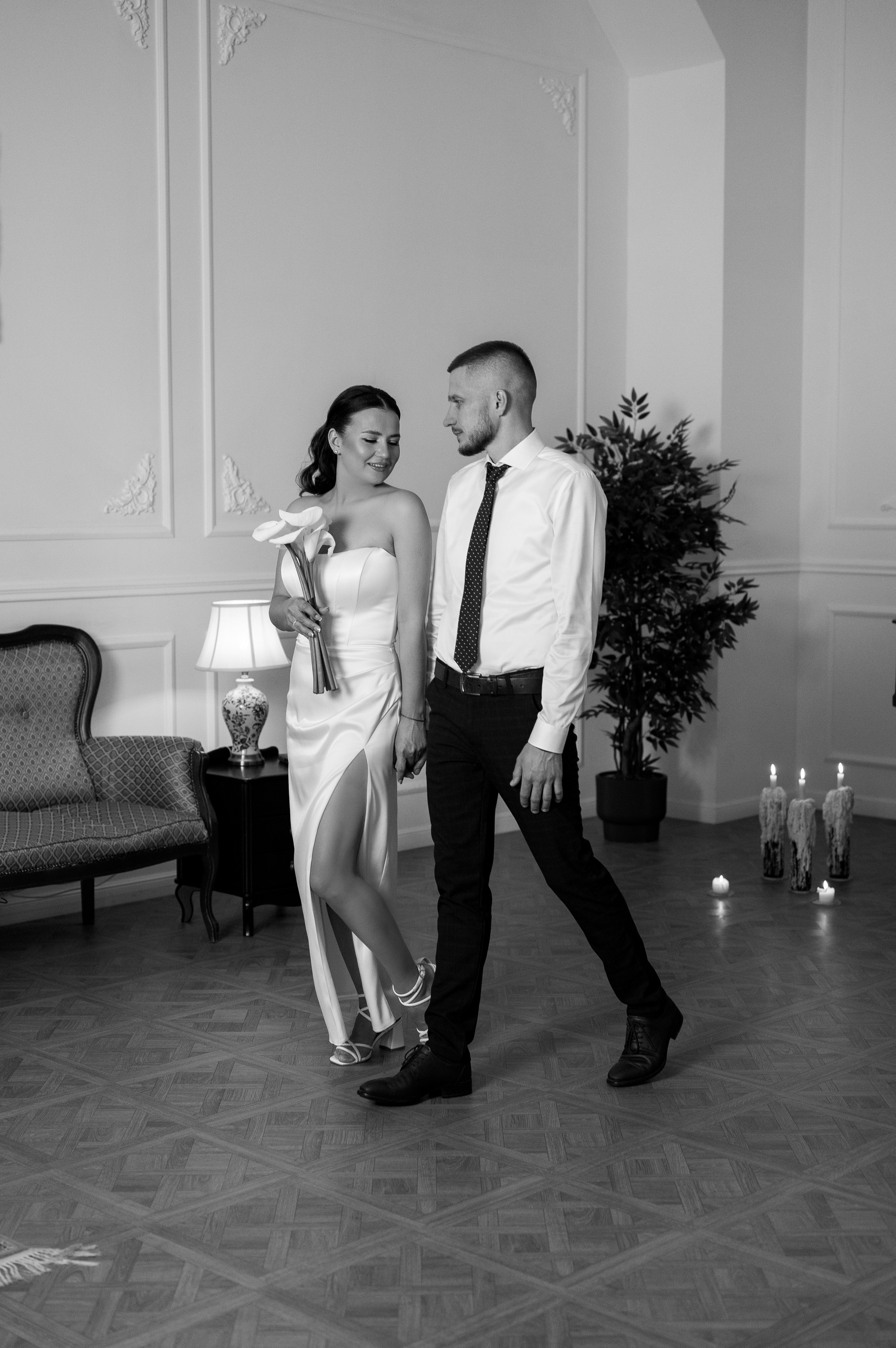 Свадебная фотосессия в студии. Свадебный и семейный фотограф в Краснодаре Алина Мельник