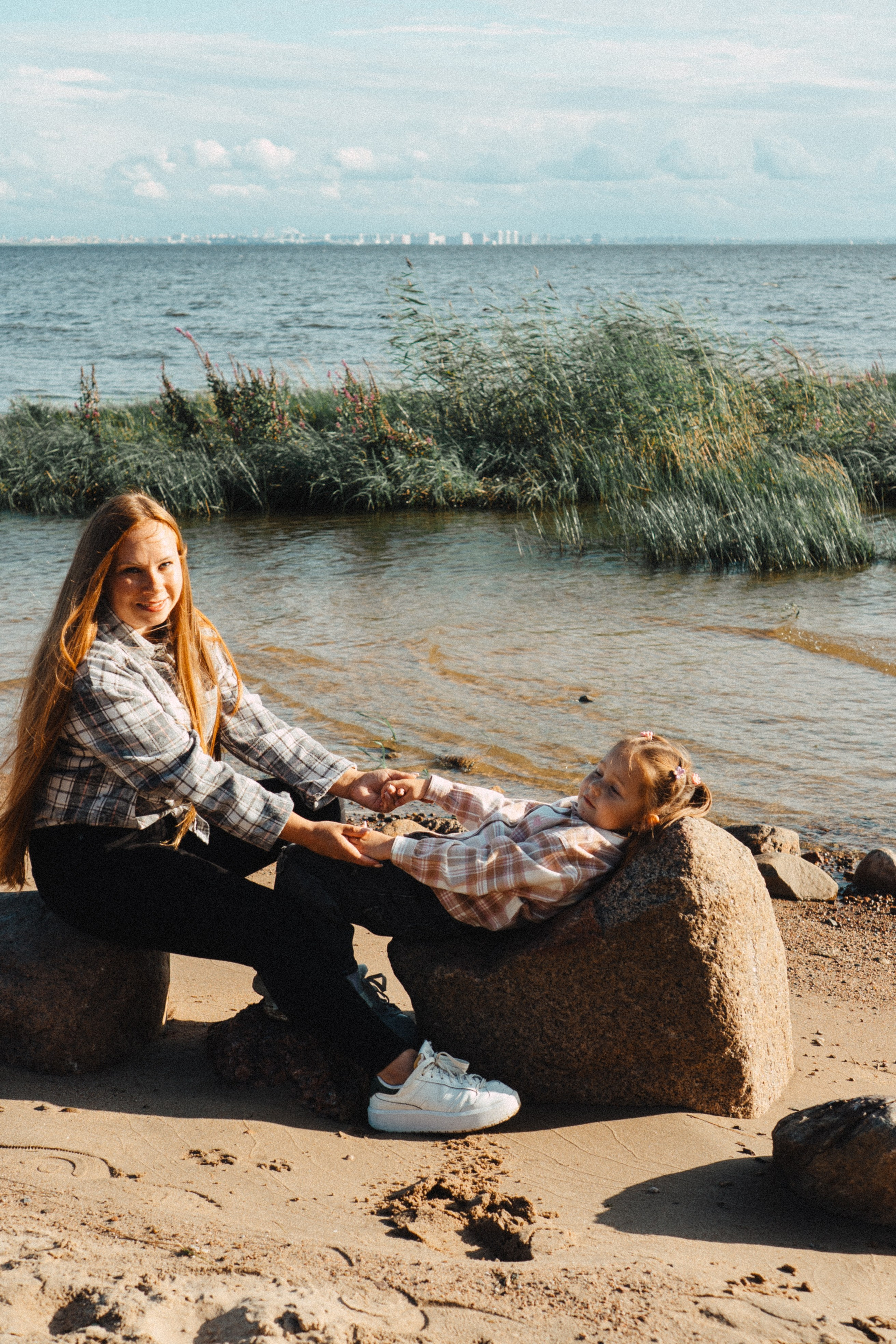 МАМА И ДОЧКА НА ФИНСКОМ ЗАЛИВЕ. Профессиональный фотограф, Санкт-Петербург — Виктория Богомолова