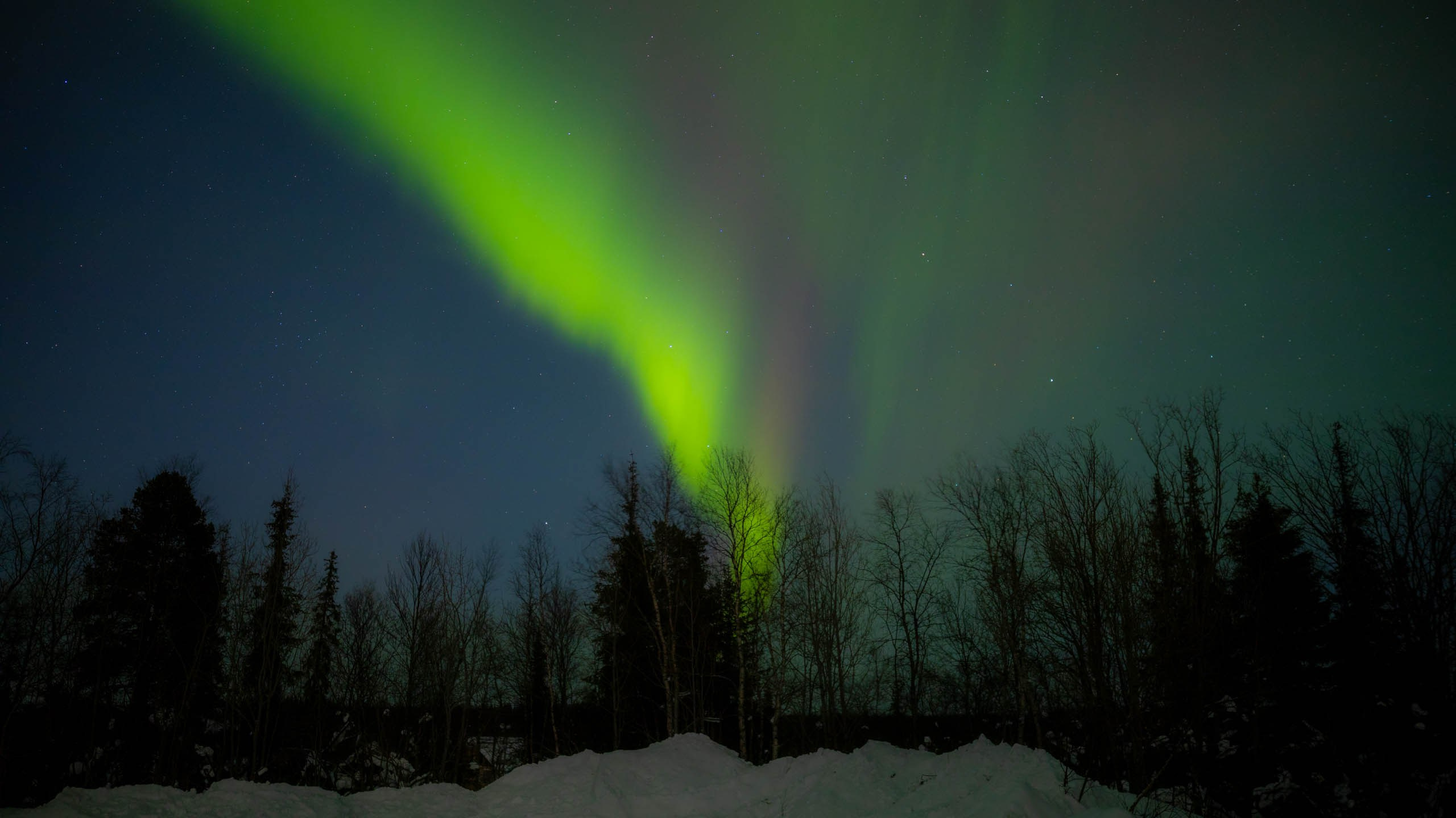 Мурманск, северное сияние, aurora borealis