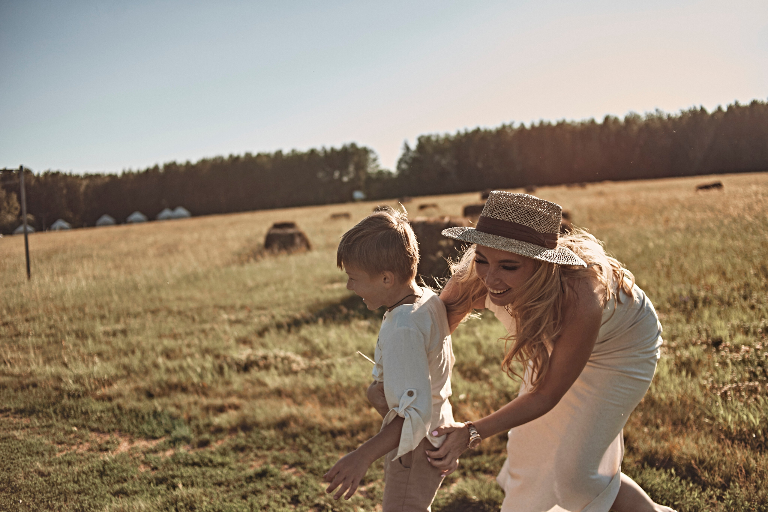 Оля с сыном. Главная