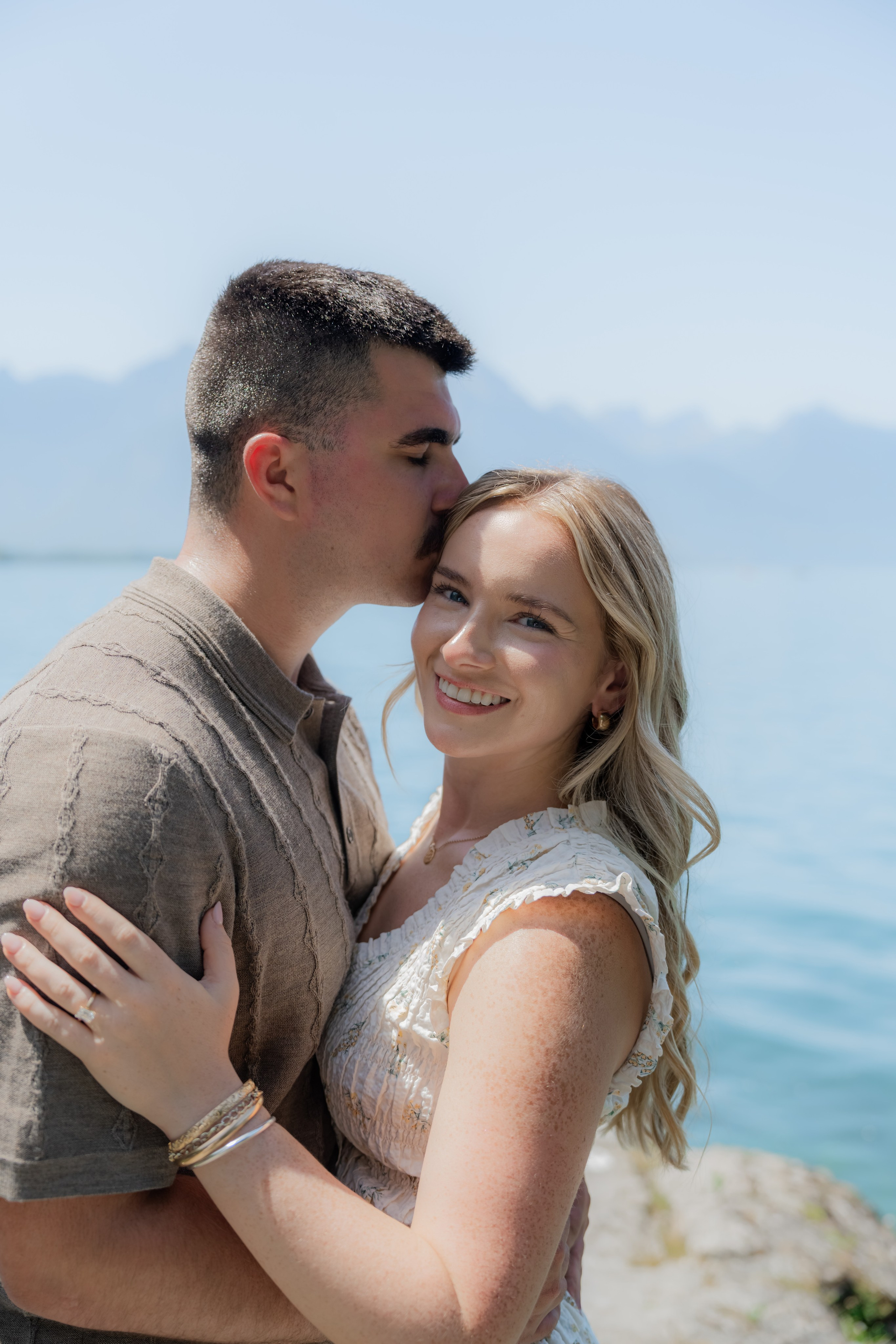 Brooklyn & Dakota | Proposal Montreux. Профессиональный свадебный фотограф в Женеве и Швейцарии | Таня Вовчецкая