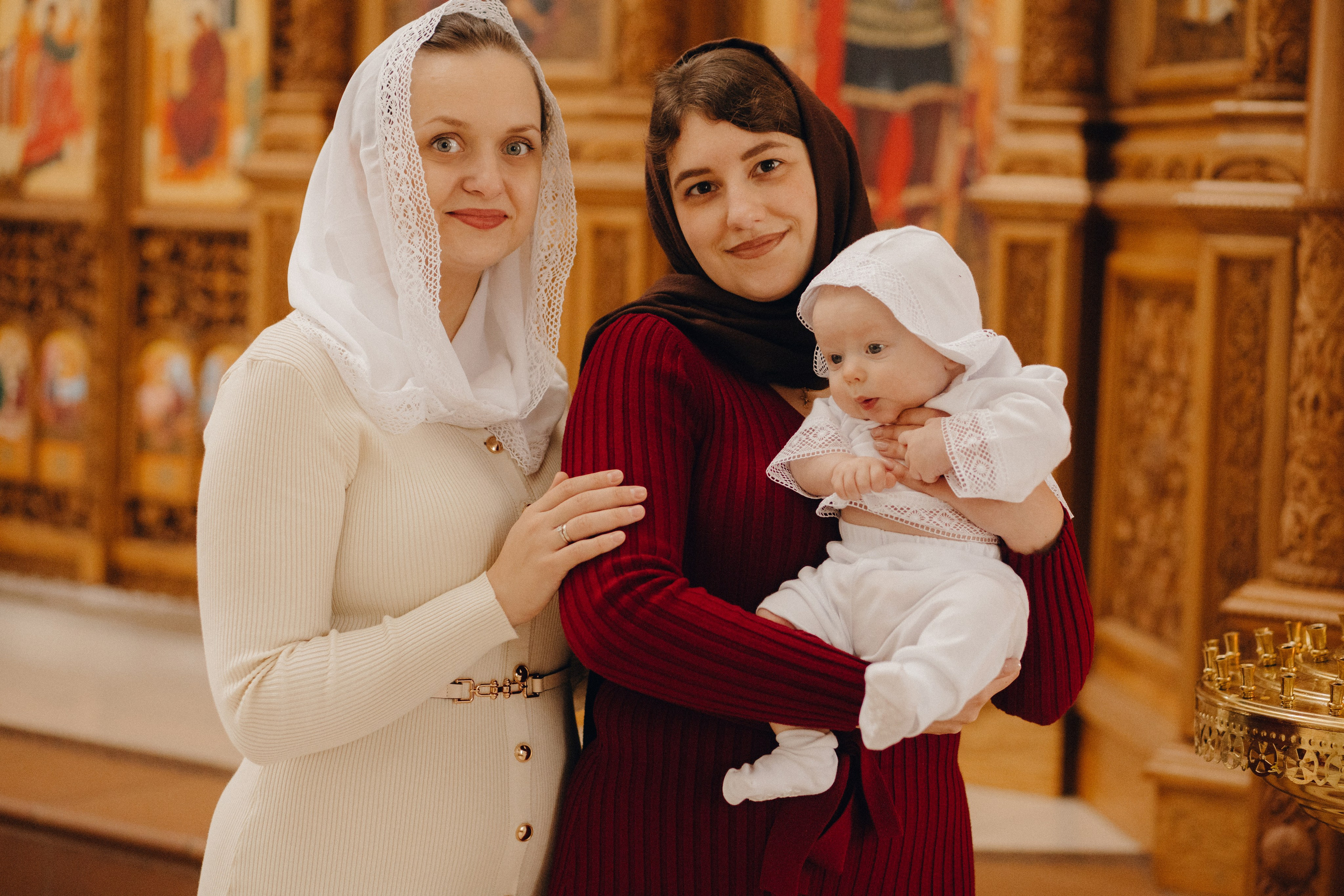 Съемка крещения в церкви св. апостолов Петра и Павла. Семейный и свадебный фотограф Воронеж Елизавета Федорова