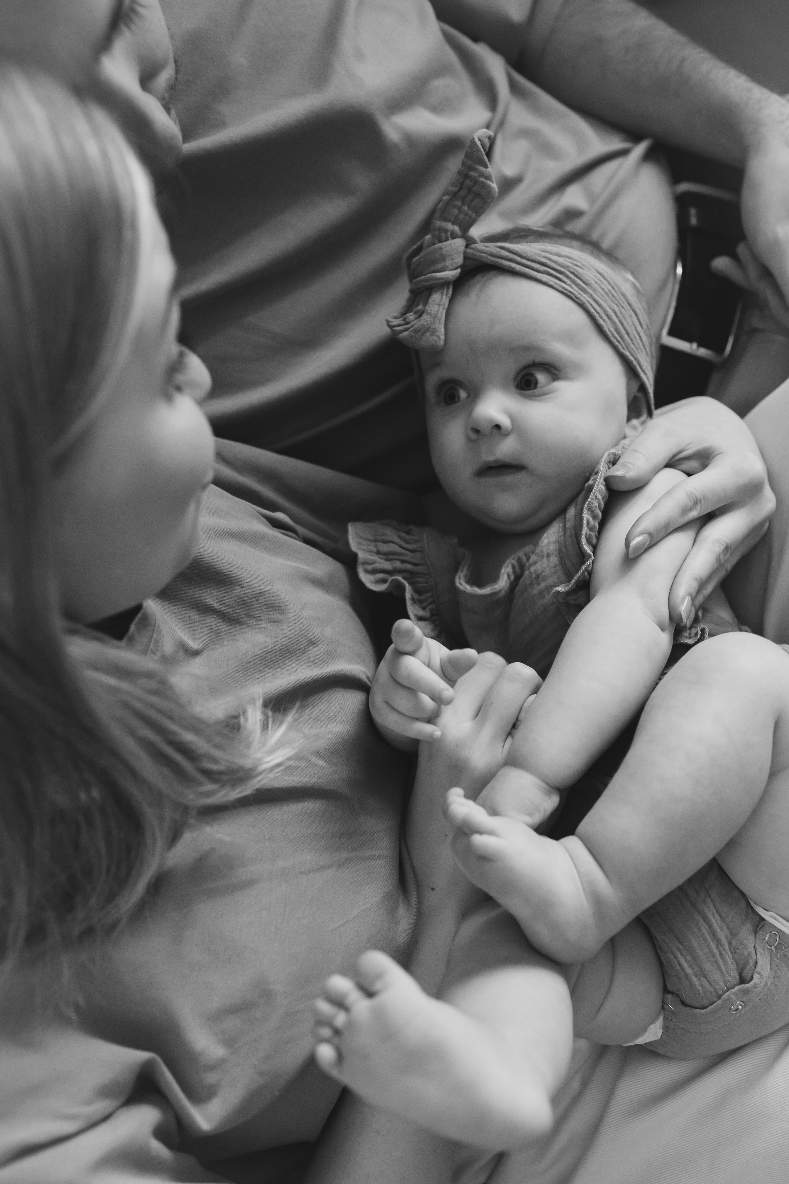 Женя, Юля и Вероника (домашняя фотосессия). Семейный и детский фотограф и видеограф в Москве, Дрокина Наталья