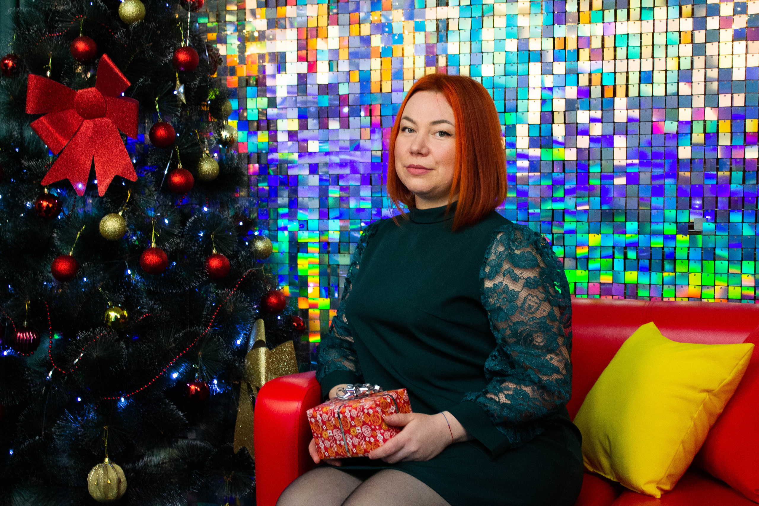 Олеся, Савелий, Кирилл, Роман (Новогодняя фотосессия). «Матрица»