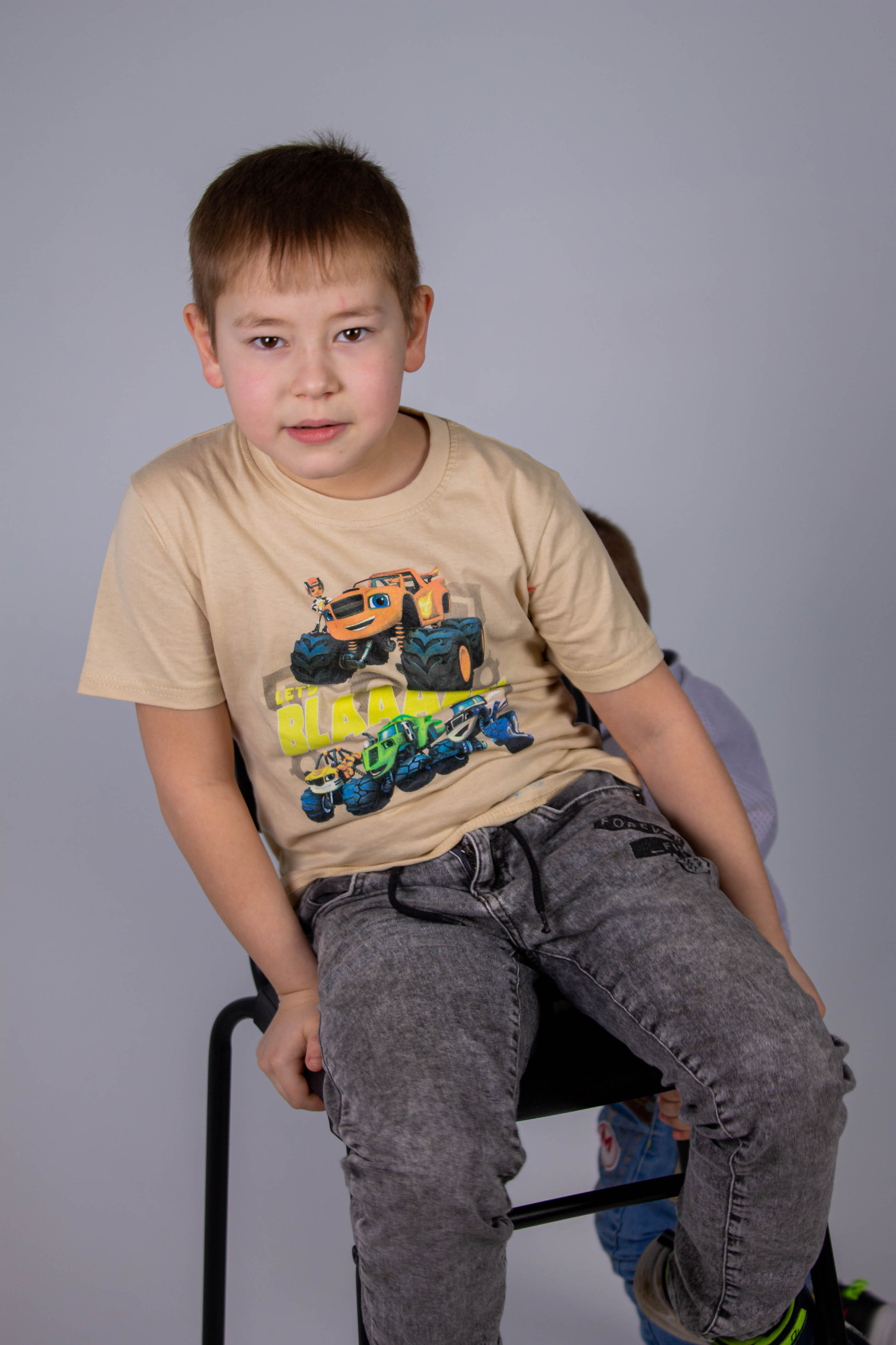 Олеся, Савелий, Кирилл, Роман (Новогодняя фотосессия). «Матрица»