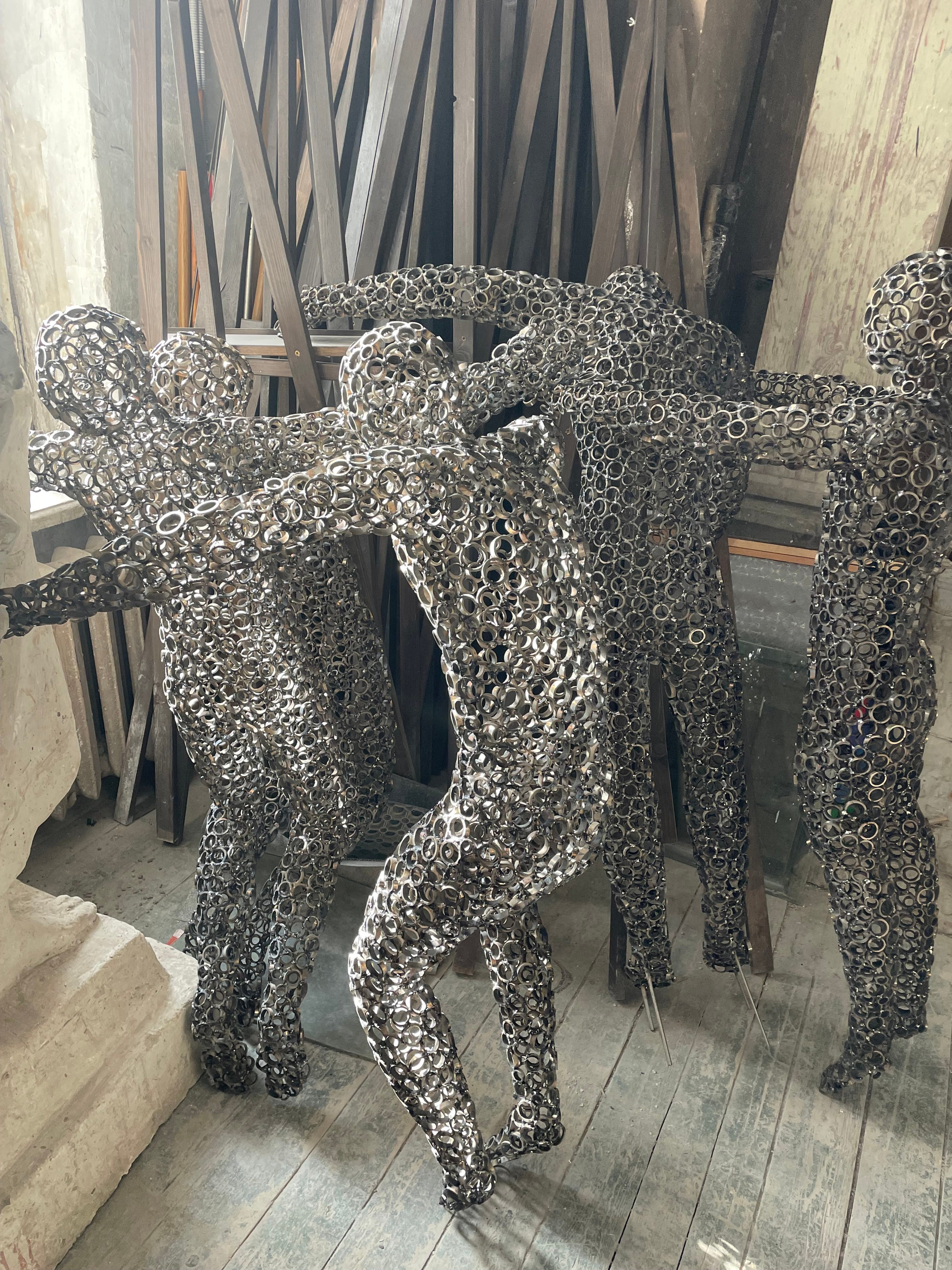 Паркур/Свободное падение /Спб/Малая Балканская 13к2 /2023. Художник — скульптор Антонина Фатхуллина