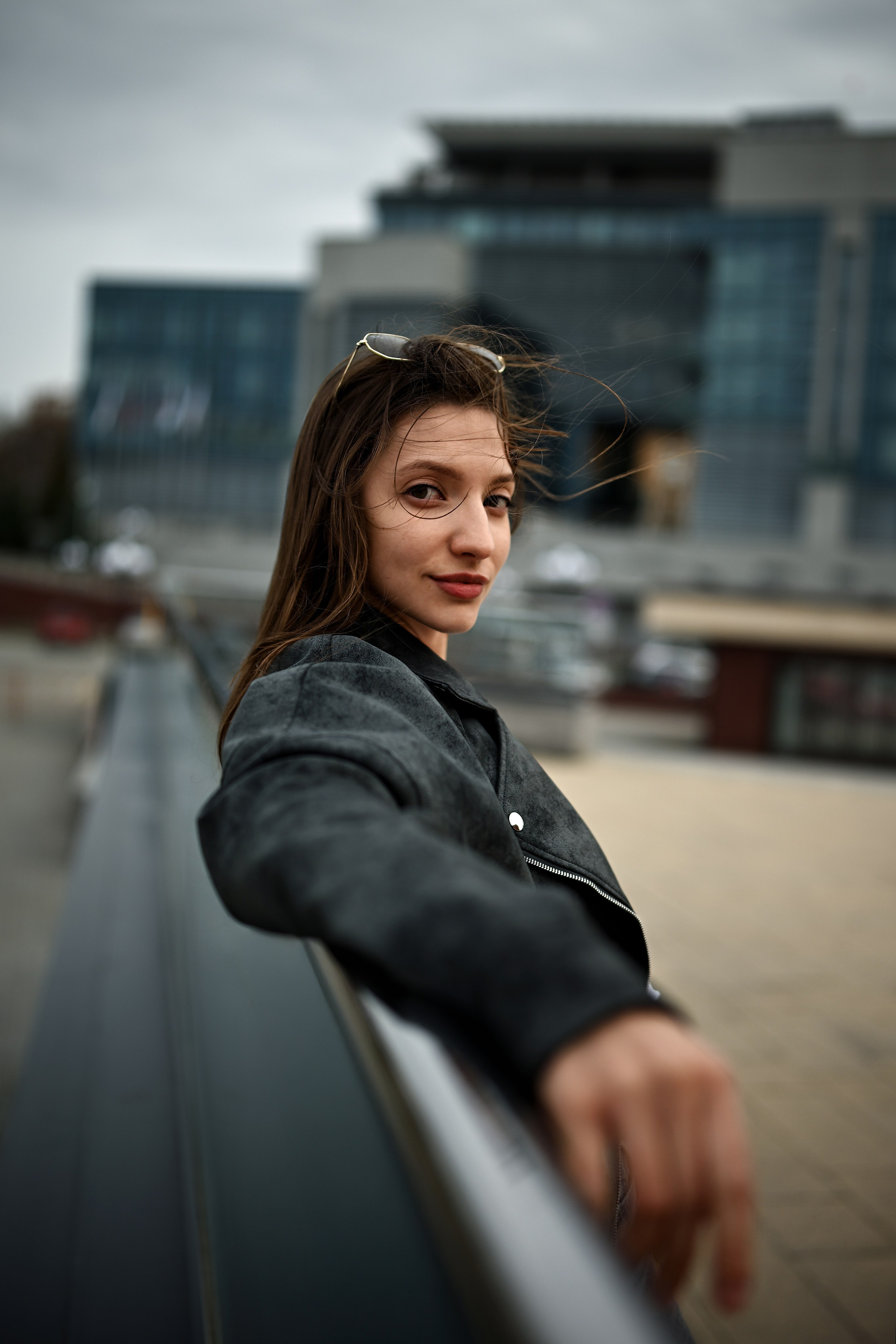 Уличная съемка в районе Национальной библиотеки