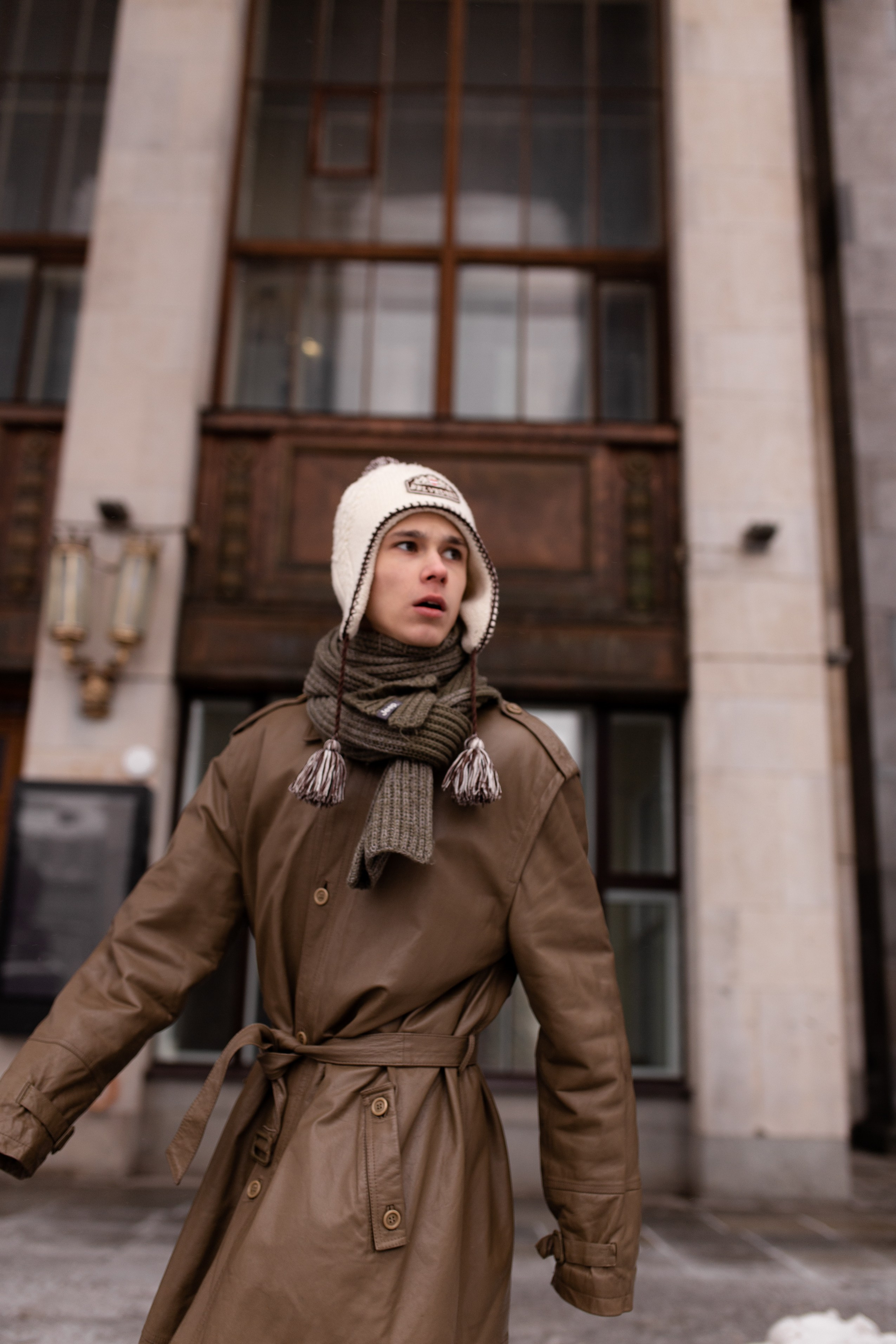 Зимняя фотосессия Саши Алексеева. Фотограф в Москве Анна Яковлева