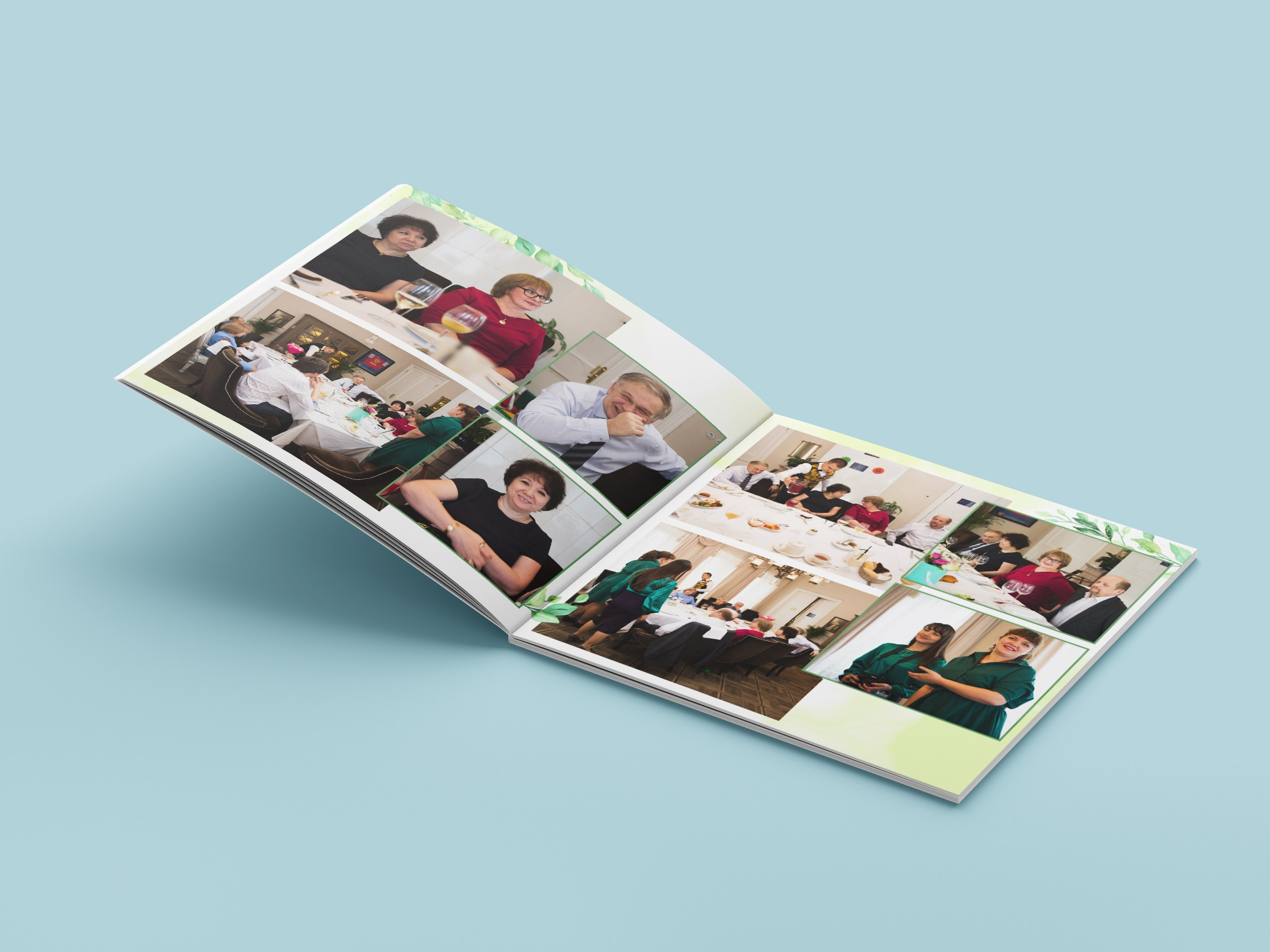 Юбилейный альбом. Дизайн Листья. Ольга Чёкотова (Фотограф Кострома)