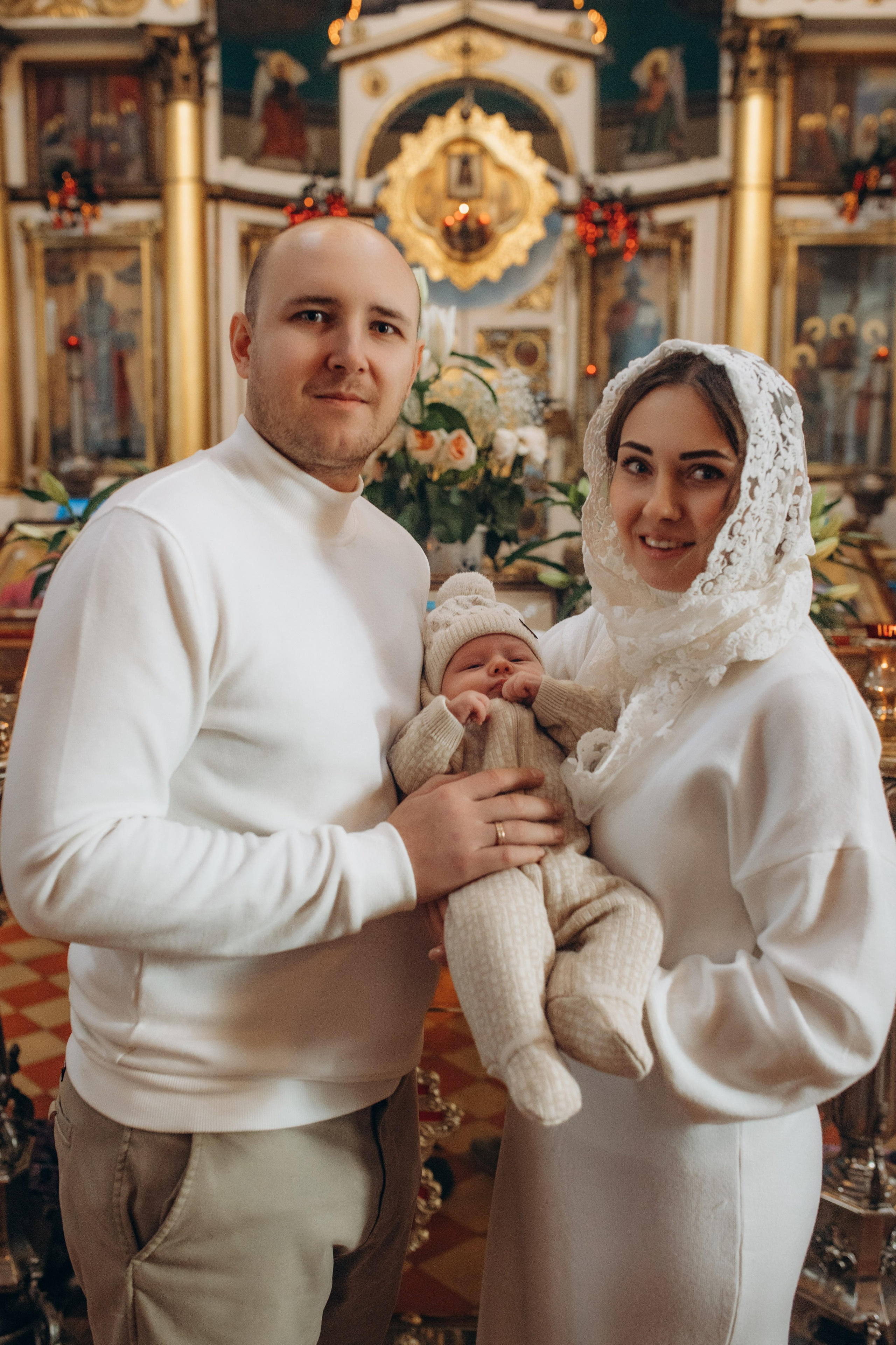 Крещение Михаил. Семейный и домашний фотограф в Москве и МО Королева Валерия