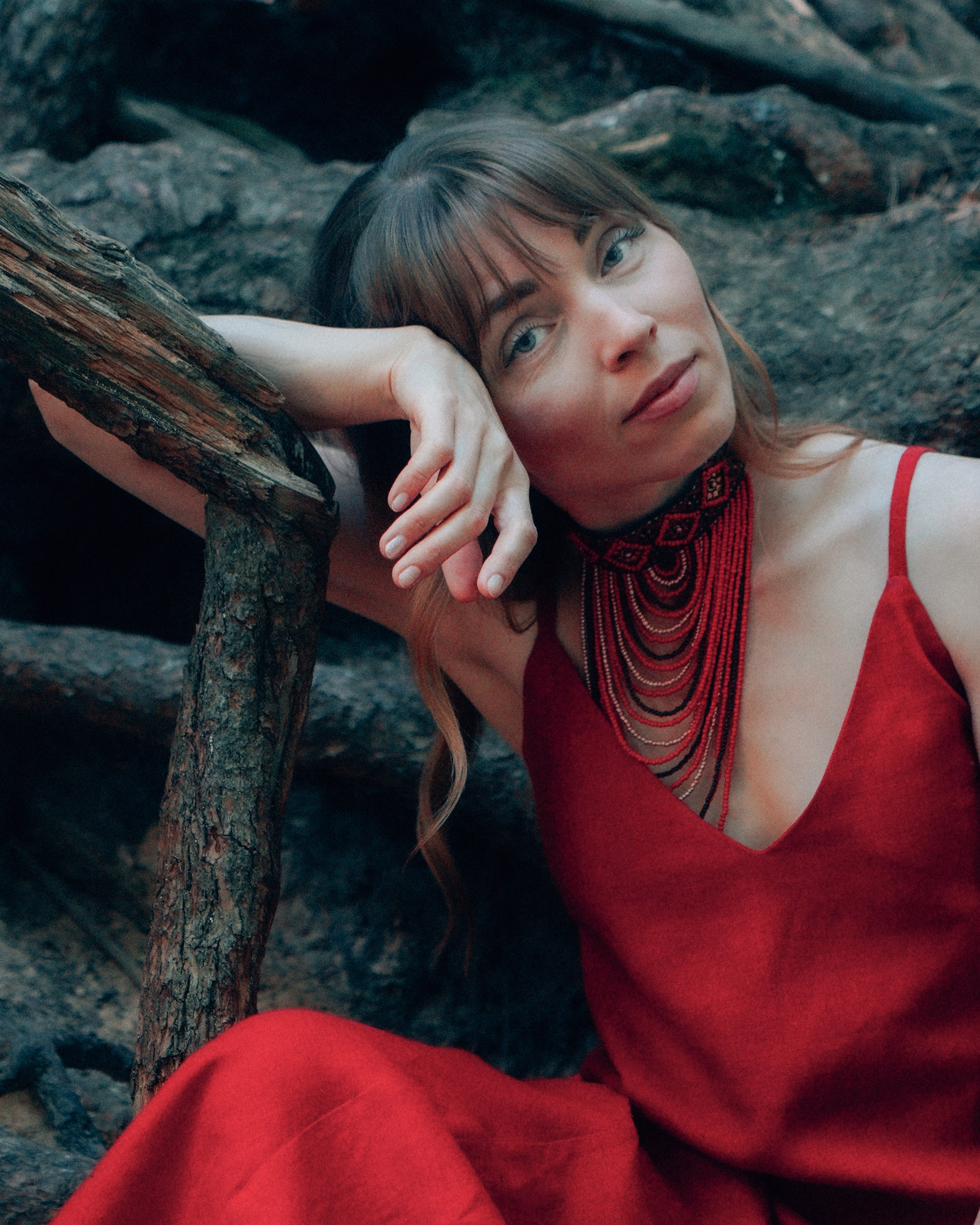 Фотосессия для Ольги и её новой коллекции платьев в Комарово. Светлана Гопанюк. Портретный фотограф. Санкт-Петербург. СПб