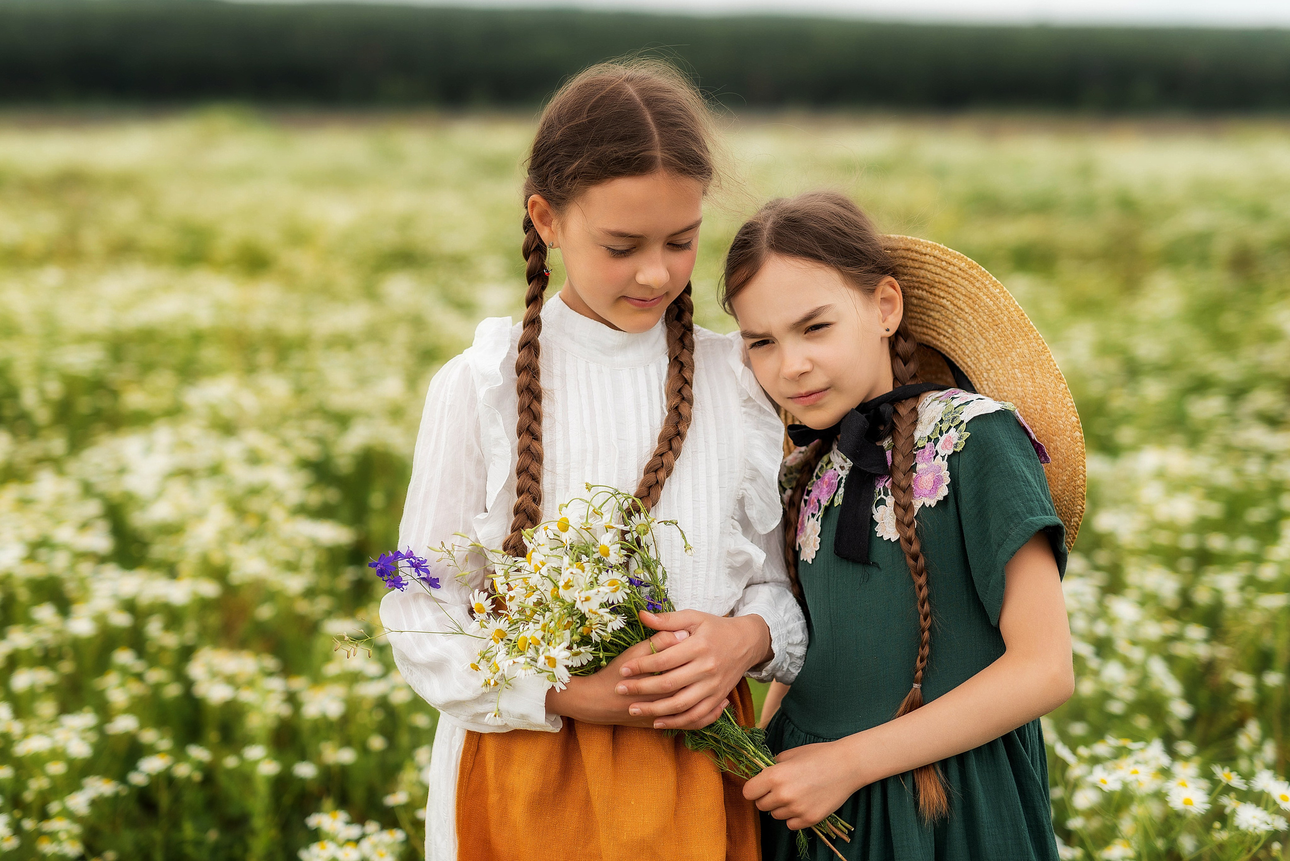 Фотосессия в ромашках. Семейный, детский фотограф в Воронеже Анна Никитина
