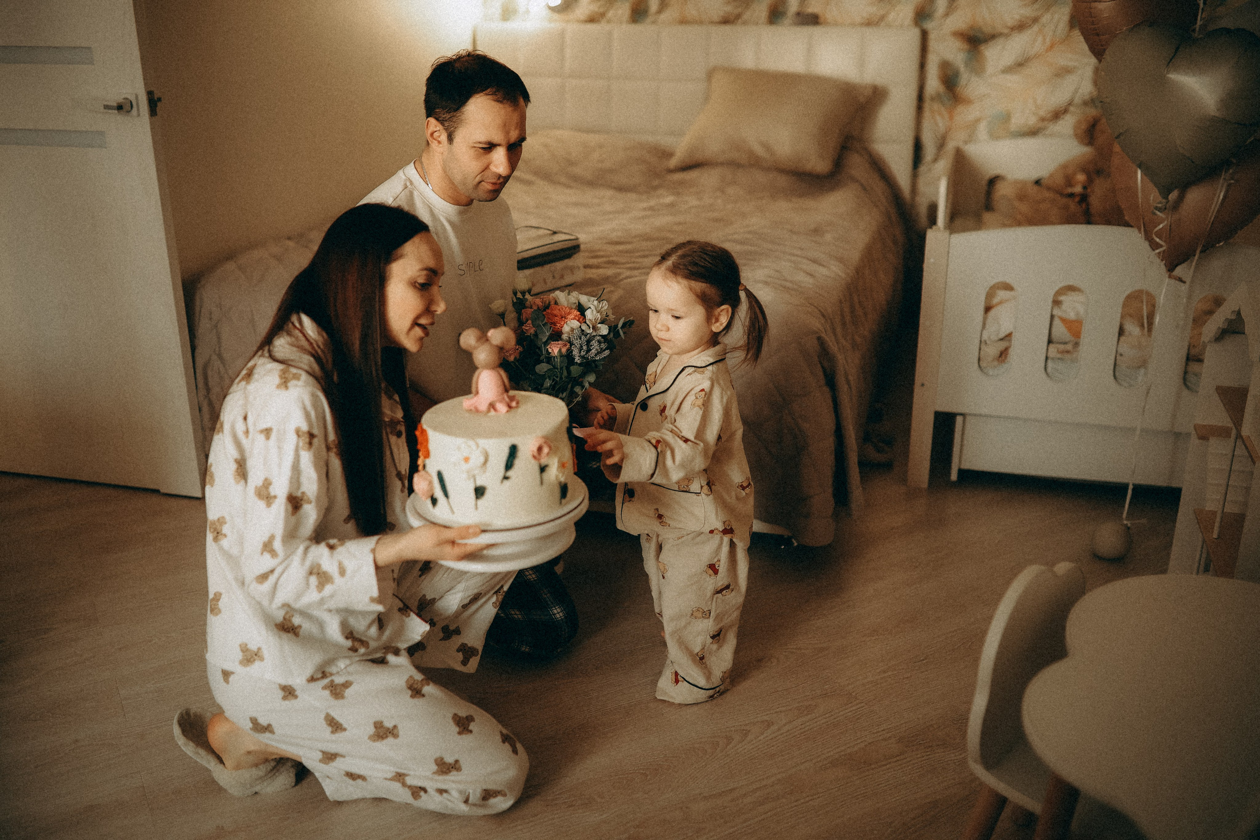 День рождение малышки Мелании. Семейный фотограф в Москве и Люберцах Юлия Гуськова