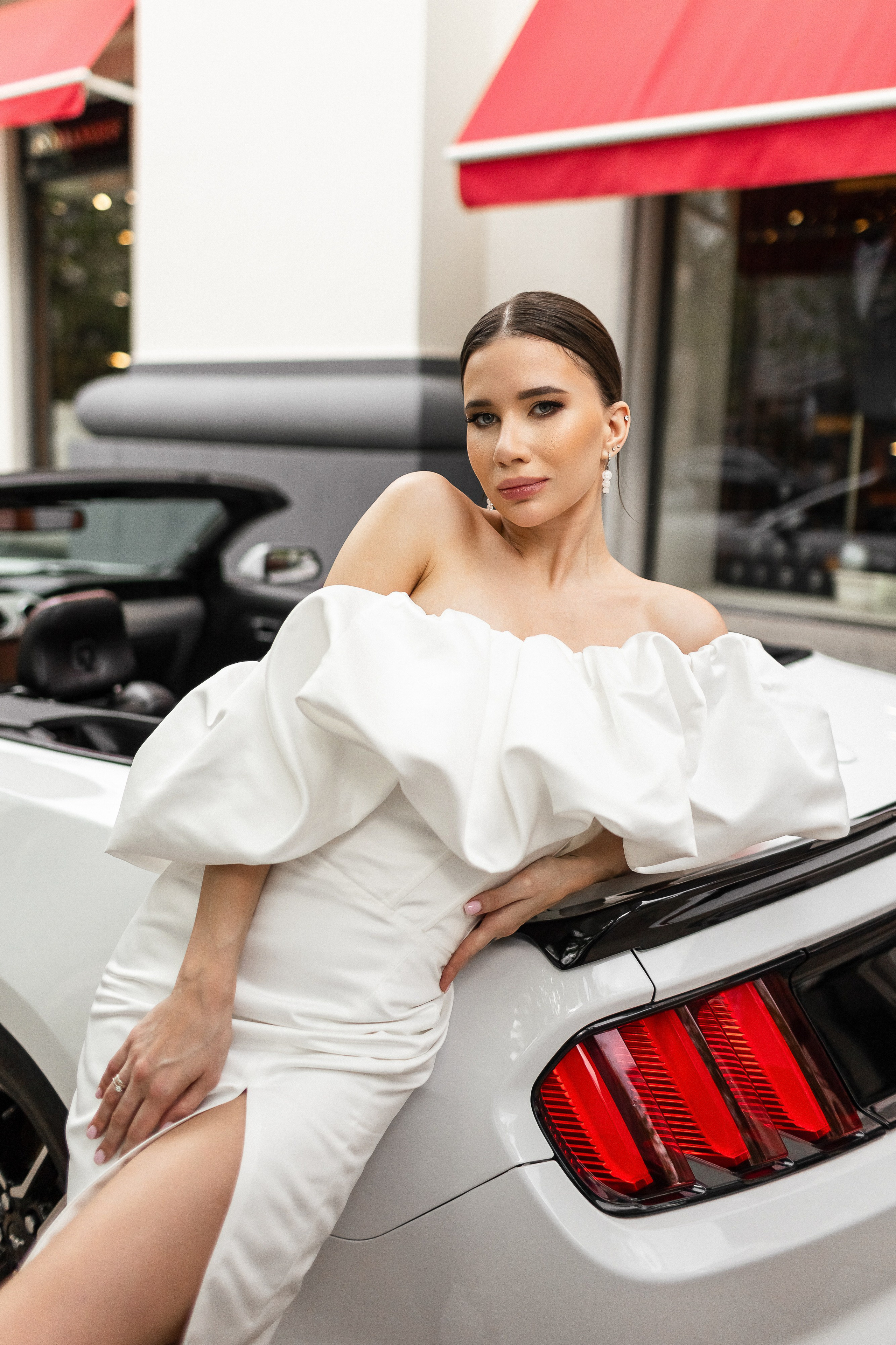 Съёмка с кабриолетом. Арина Тамочкина. Фотограф Краснодарю