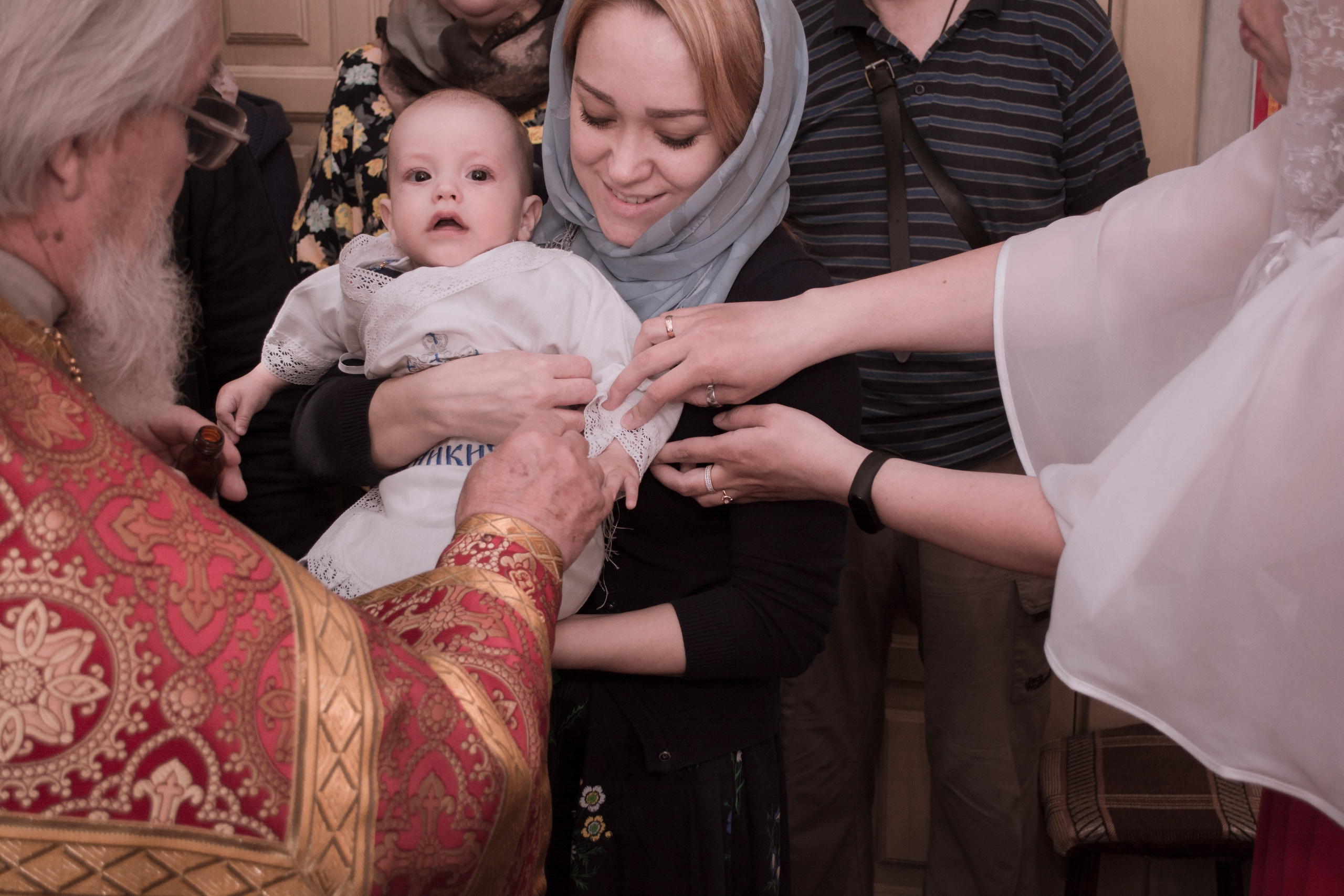 Крещение Никиты в храме Михаила Тверского г. Тверь. Фотограф Евгений Егоров