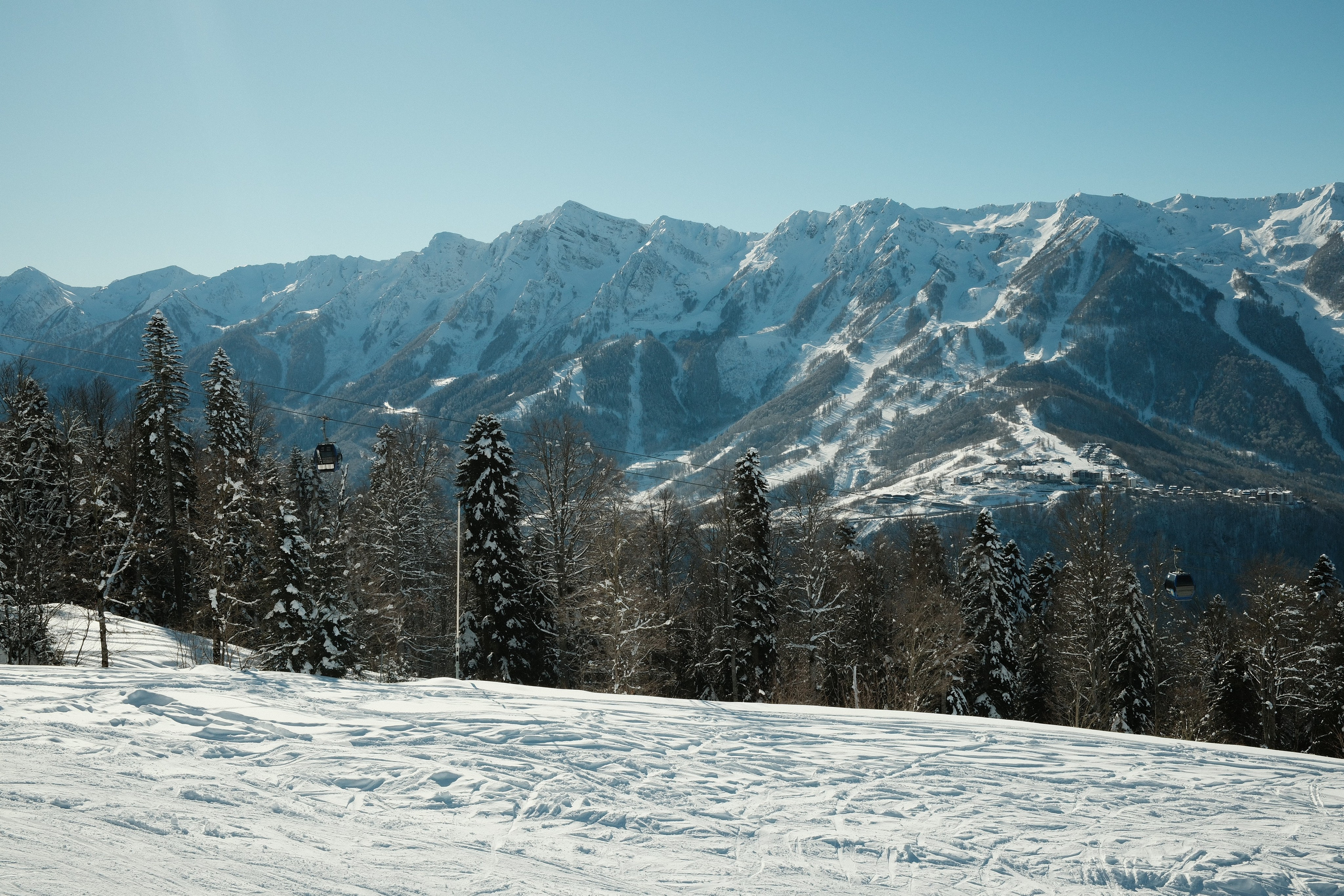 Горнолыжный курорт Газпром поляна. Лаура. Алексей Торопов фотограф
