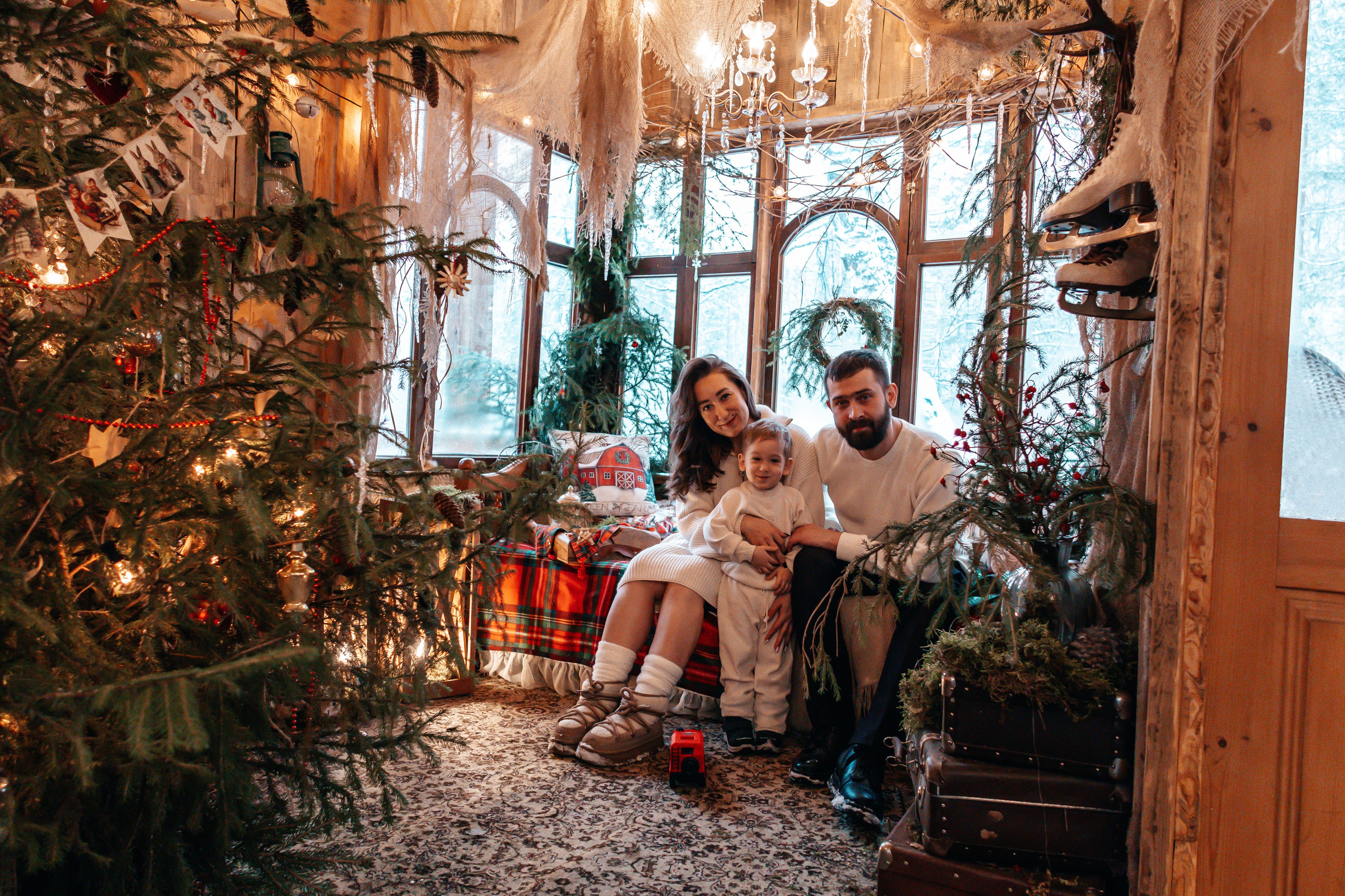Семейная новогодняя фотосессия, Екатеринбург. Фотограф в Екатеринбурге Пойгина Елена