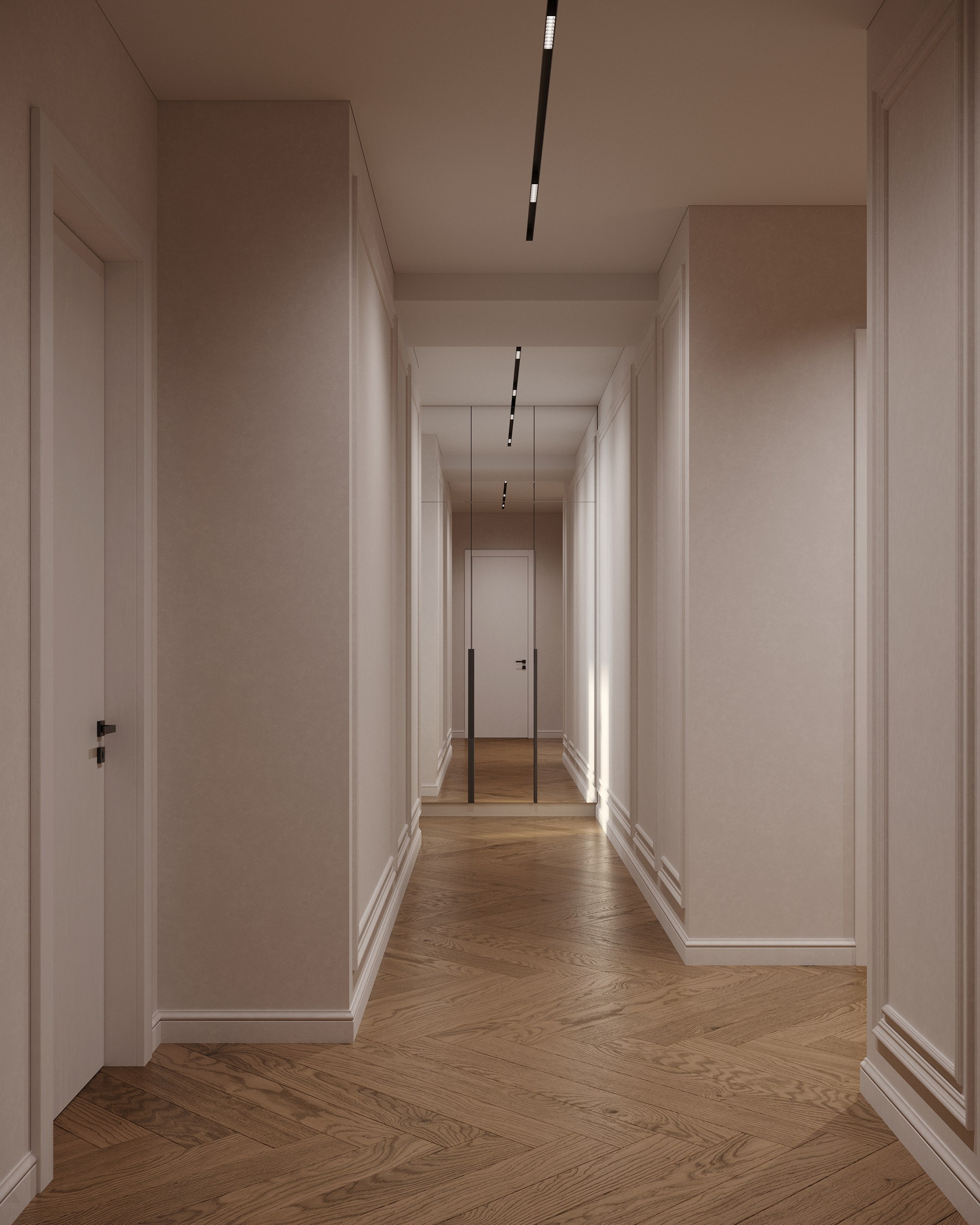 Дизайн трехкомнатной квартиры в ЖК Крыловка Парк Казань. Архитектор-дизайнер в Казани