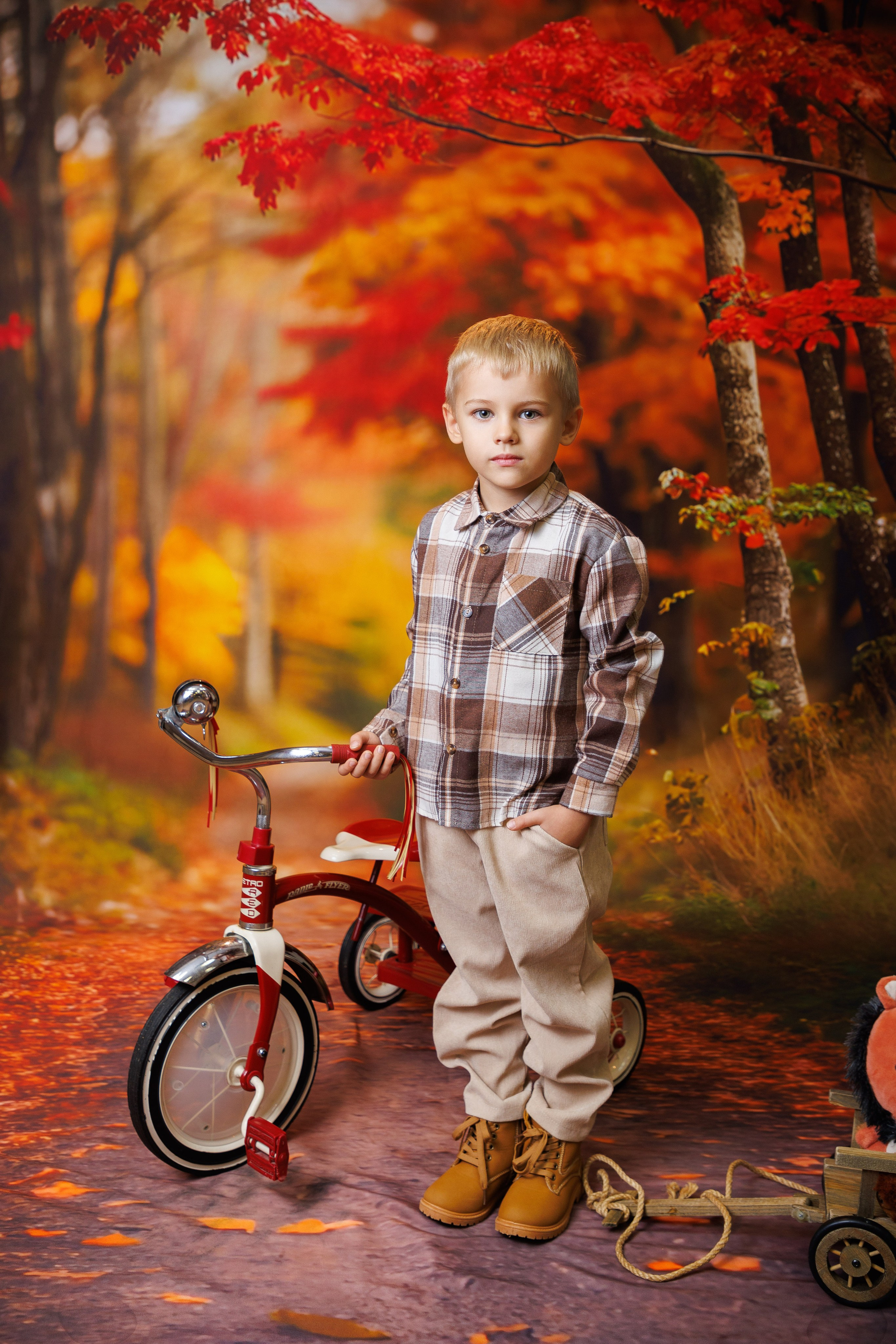 Велосипед. Детская фотостудия Москва