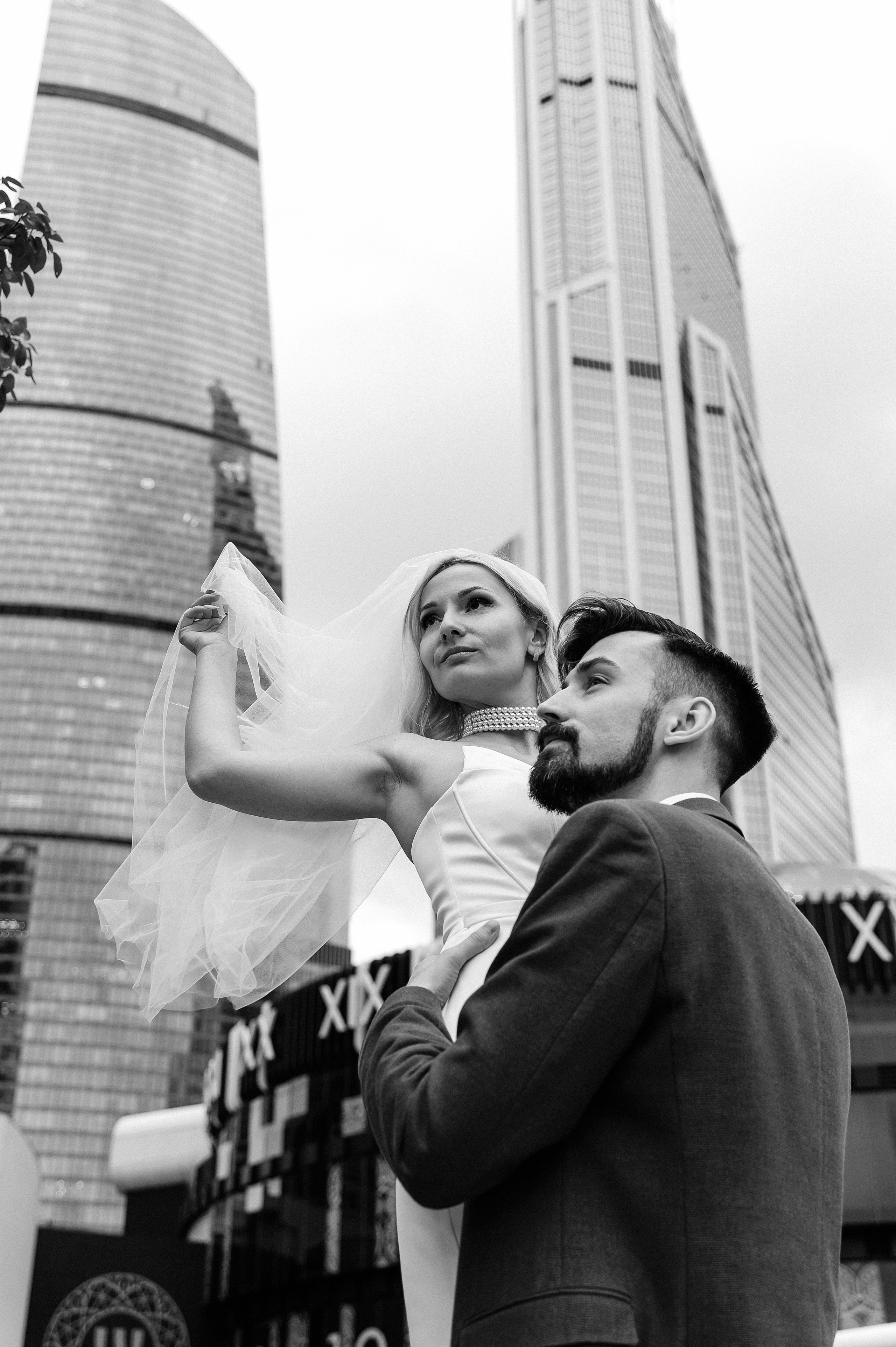 Атмосферная фотосессия Москва-Сити 